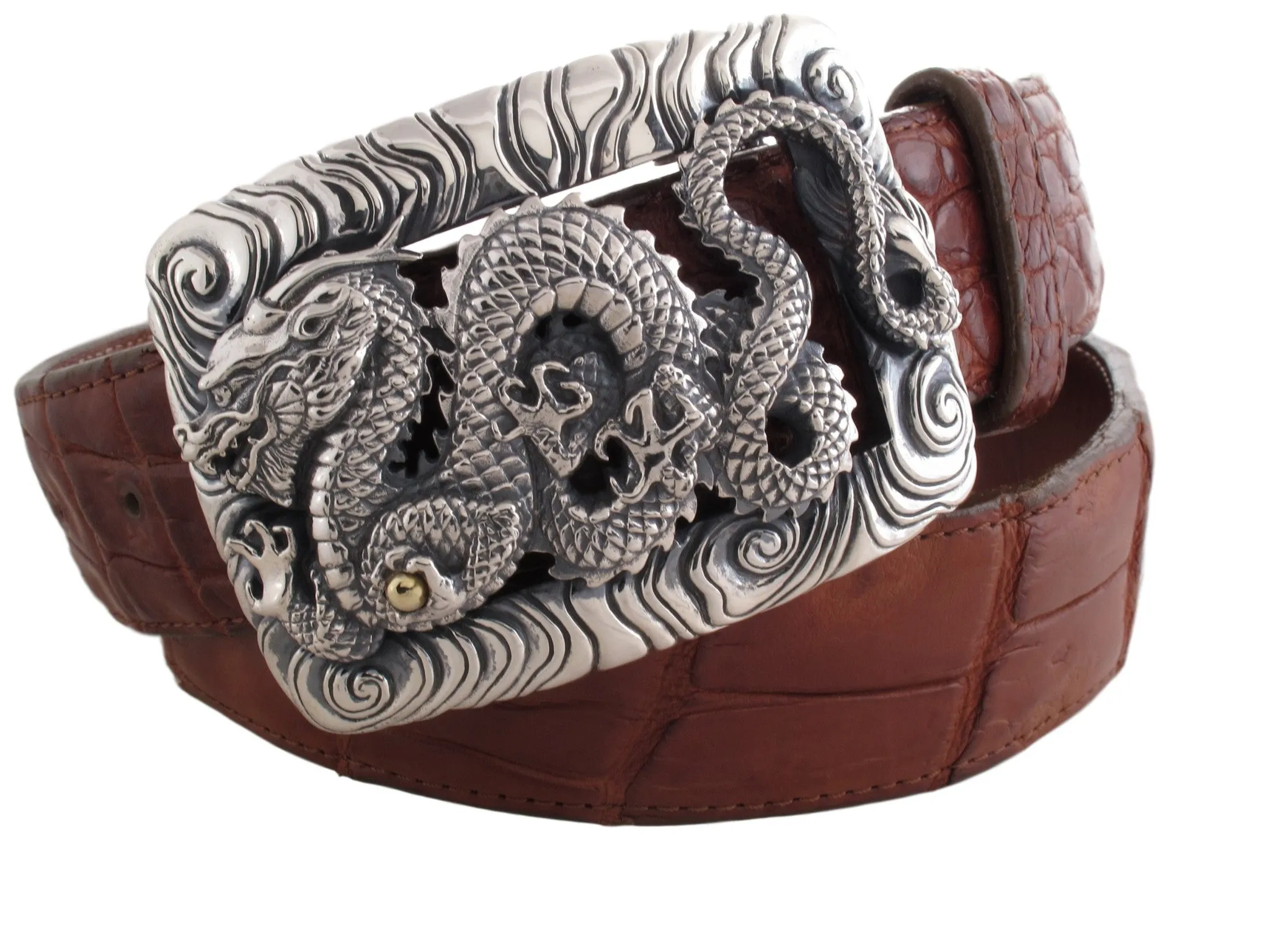 #1366 Dragon in Clouds 1.5" Buckle