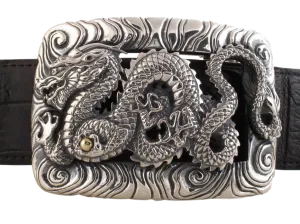 #1366 Dragon in Clouds 1.5" Buckle