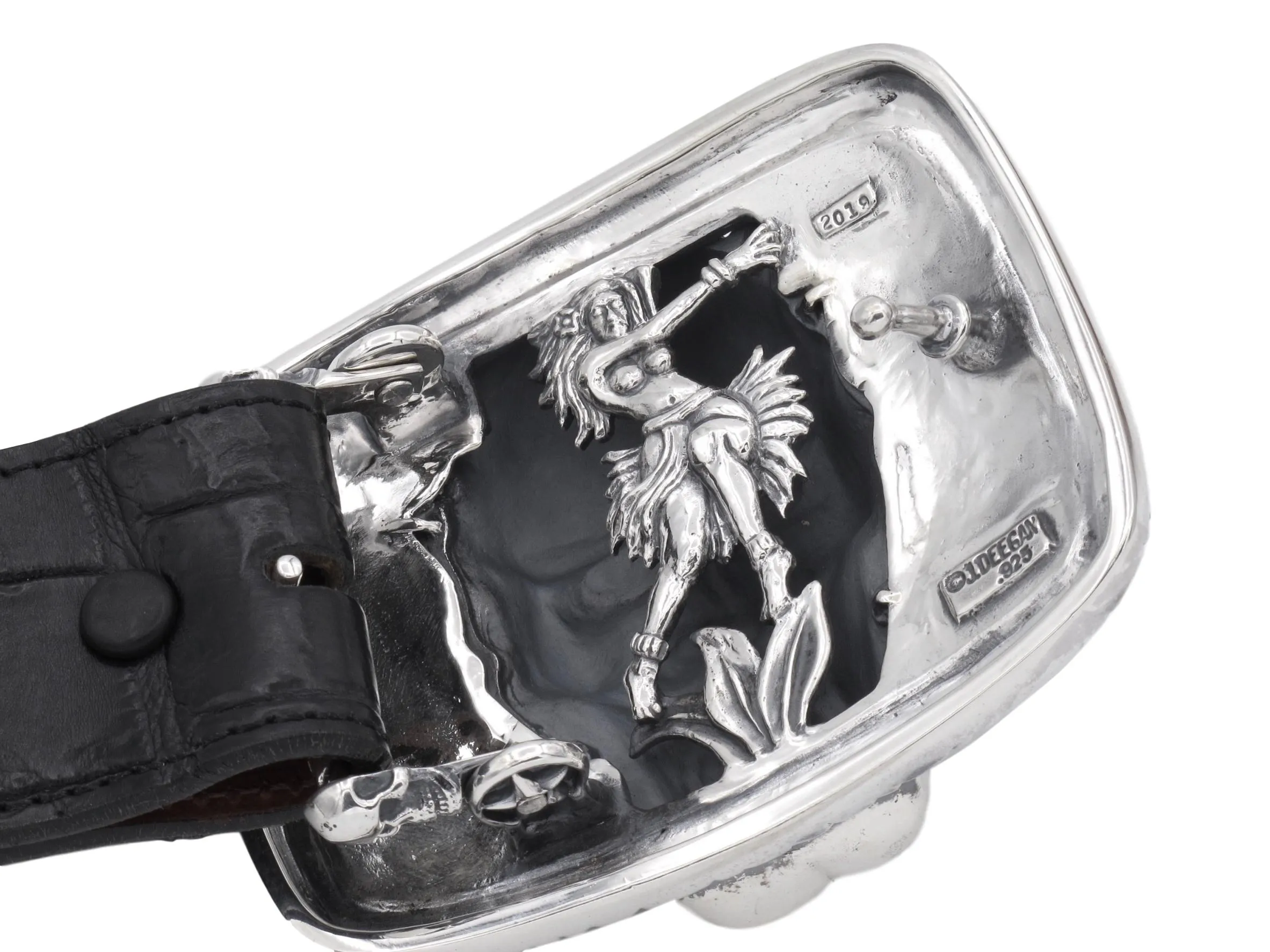 #1374 Hanya Mask Trophy Buckle, 1.5"