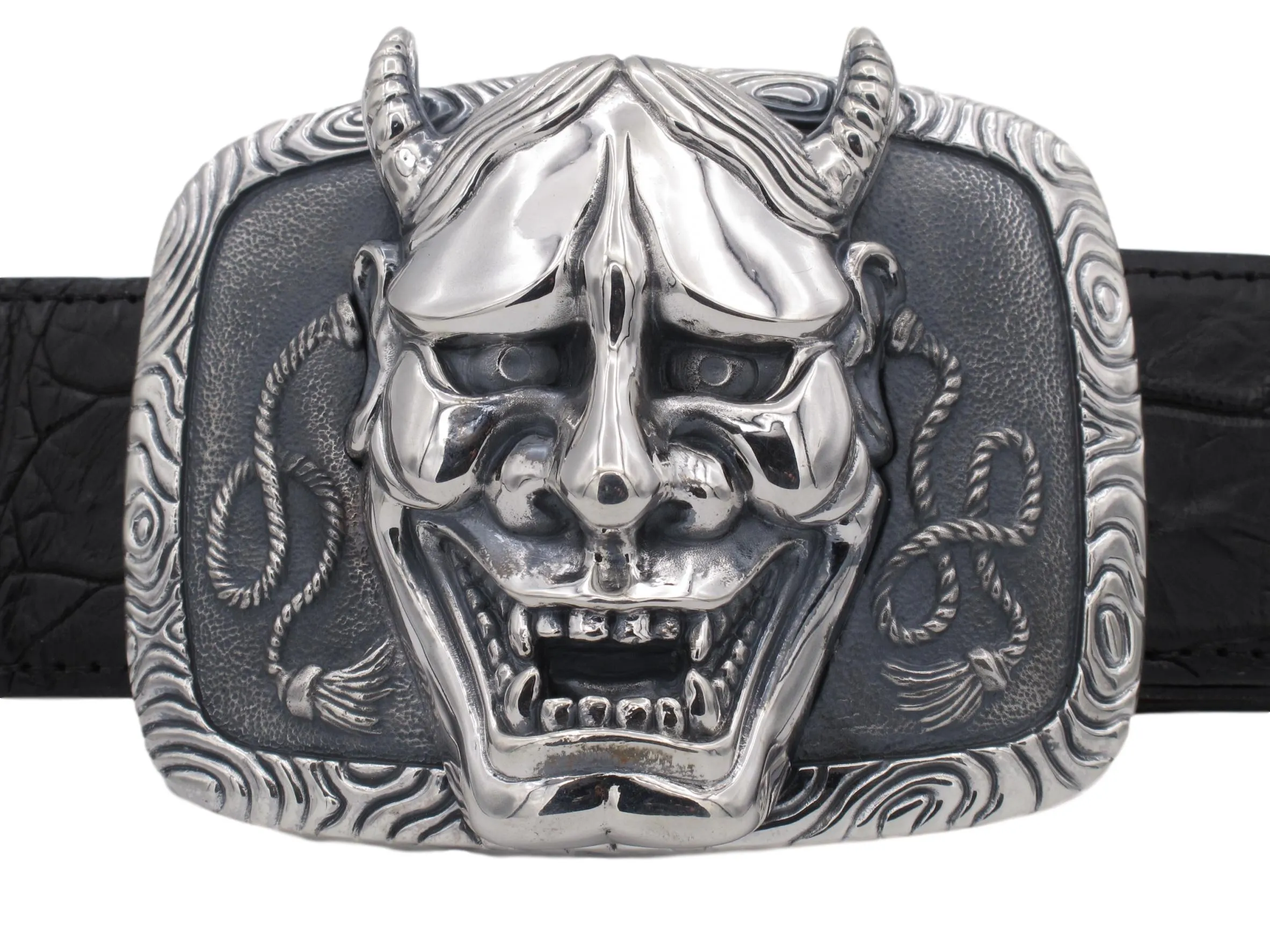 #1374 Hanya Mask Trophy Buckle, 1.5"