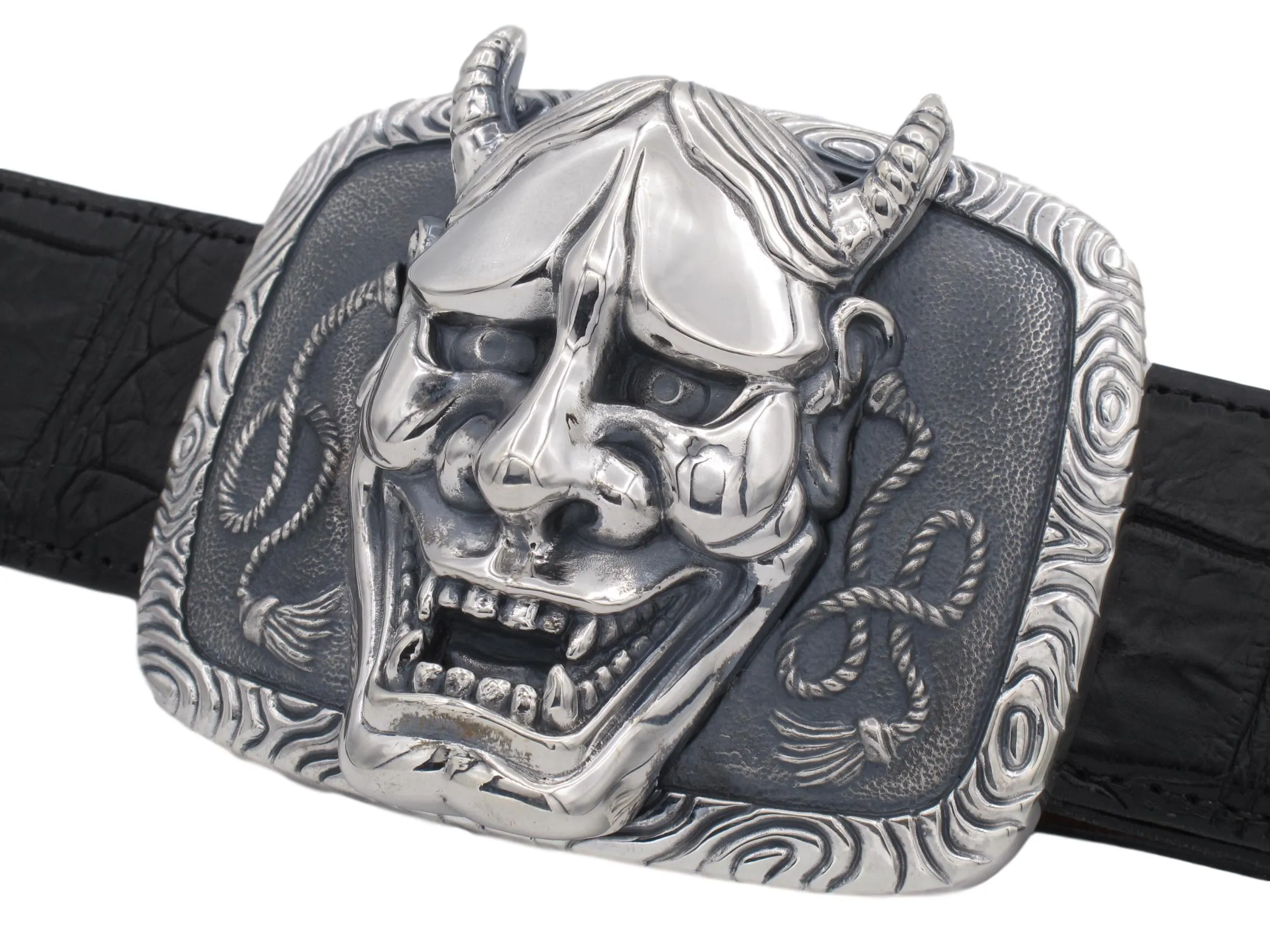 #1374 Hanya Mask Trophy Buckle, 1.5"
