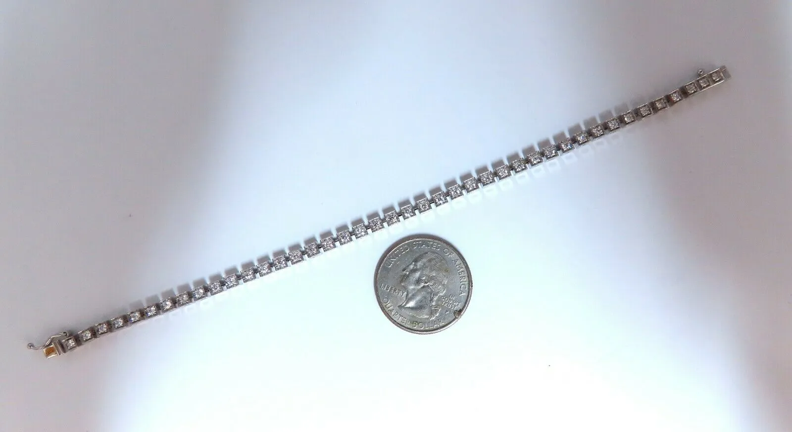 1.40ct Box Bead Set Prime Pave Natural Round Diamonds Bracelet 14kt