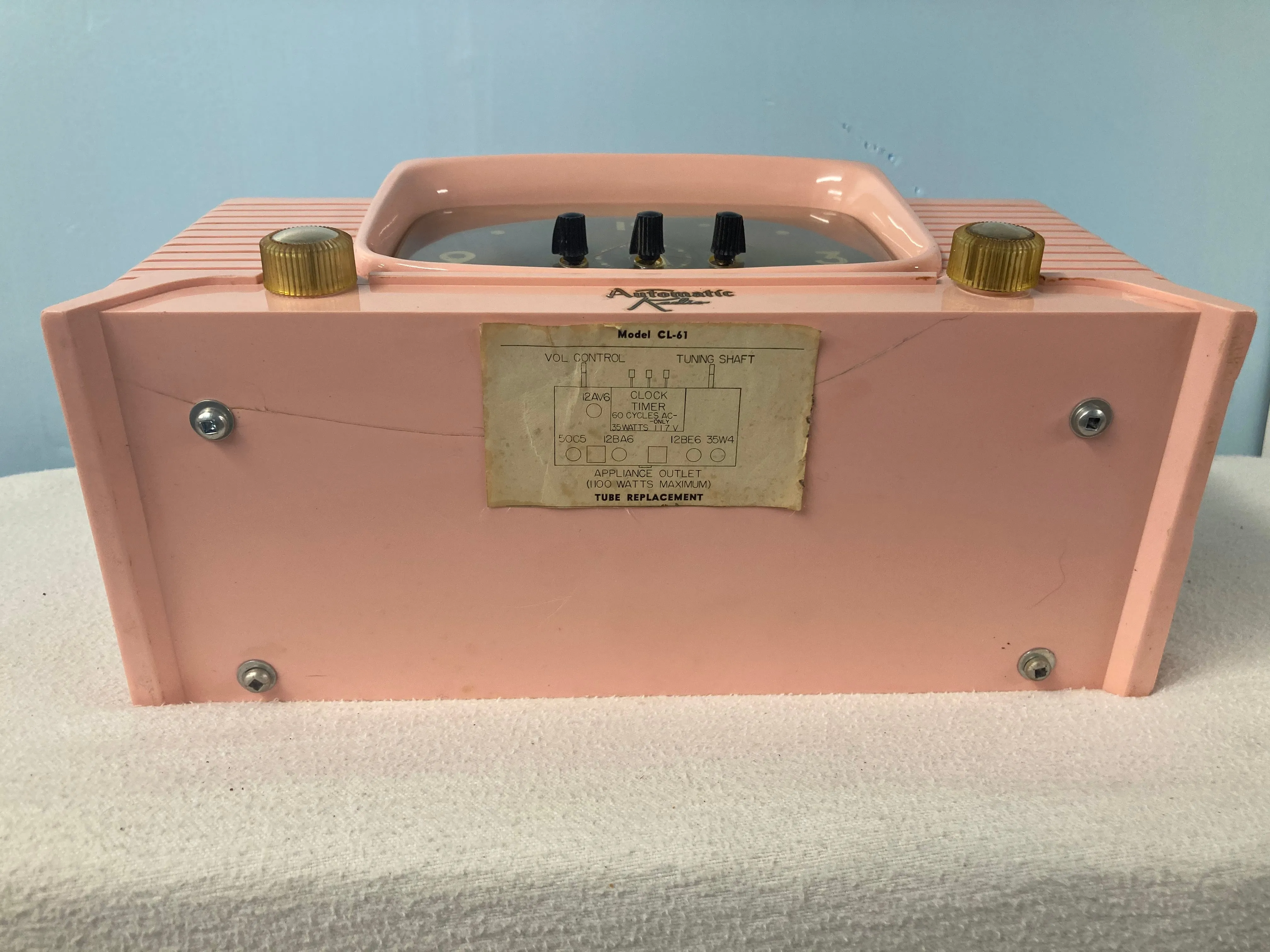 1959 Automatic CL-61 Tube Radio