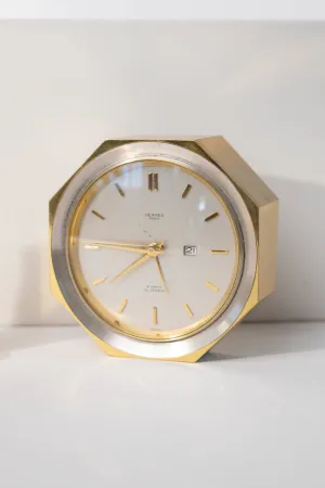 1960's Hèrmes Octagonal Desk Clock