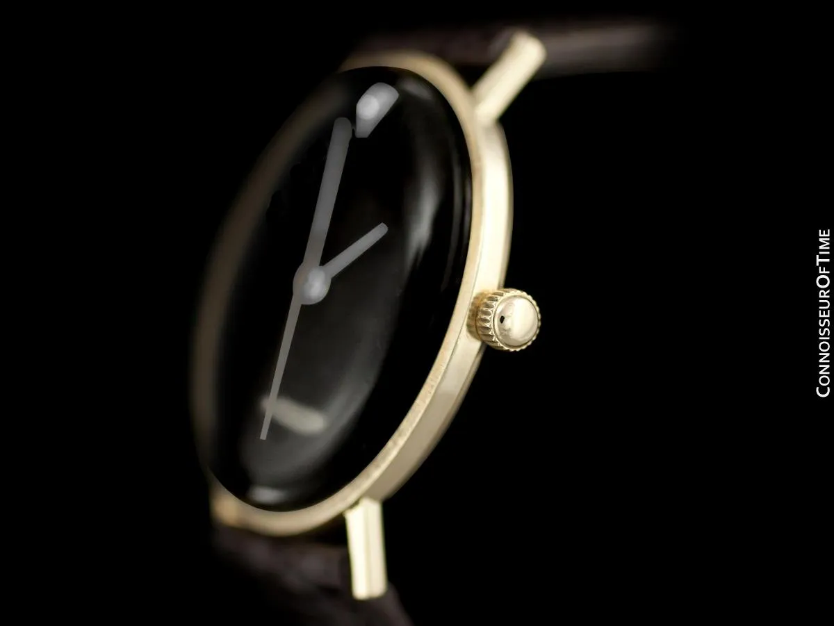 1966 Jaeger-LeCoultre Vintage Museum Watch, Modern Art - 14K Gold & Diamonds