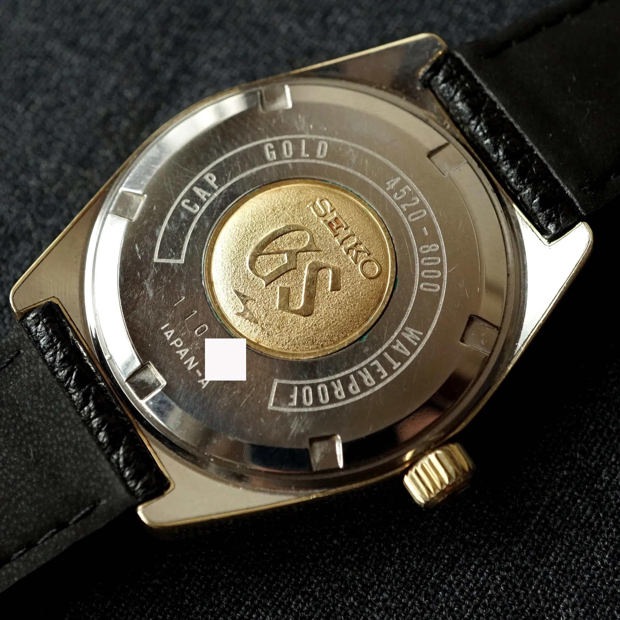 1971 GRAND SEIKO REF.4520-8000 HAND WOUND WATCH CAP GOLD