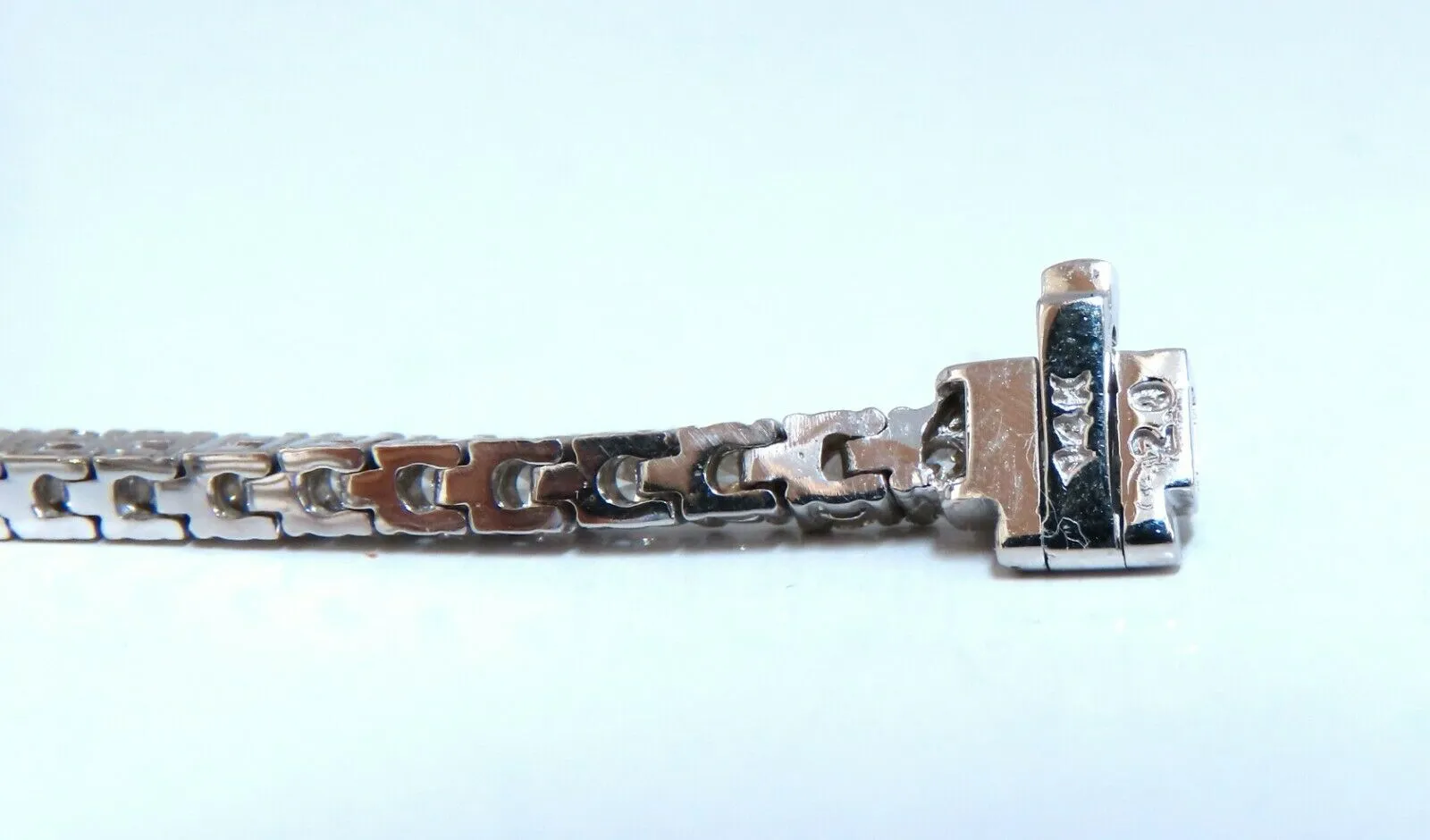 3.30ct. natural round diamonds tennis bracelet classic 14 karat white gold