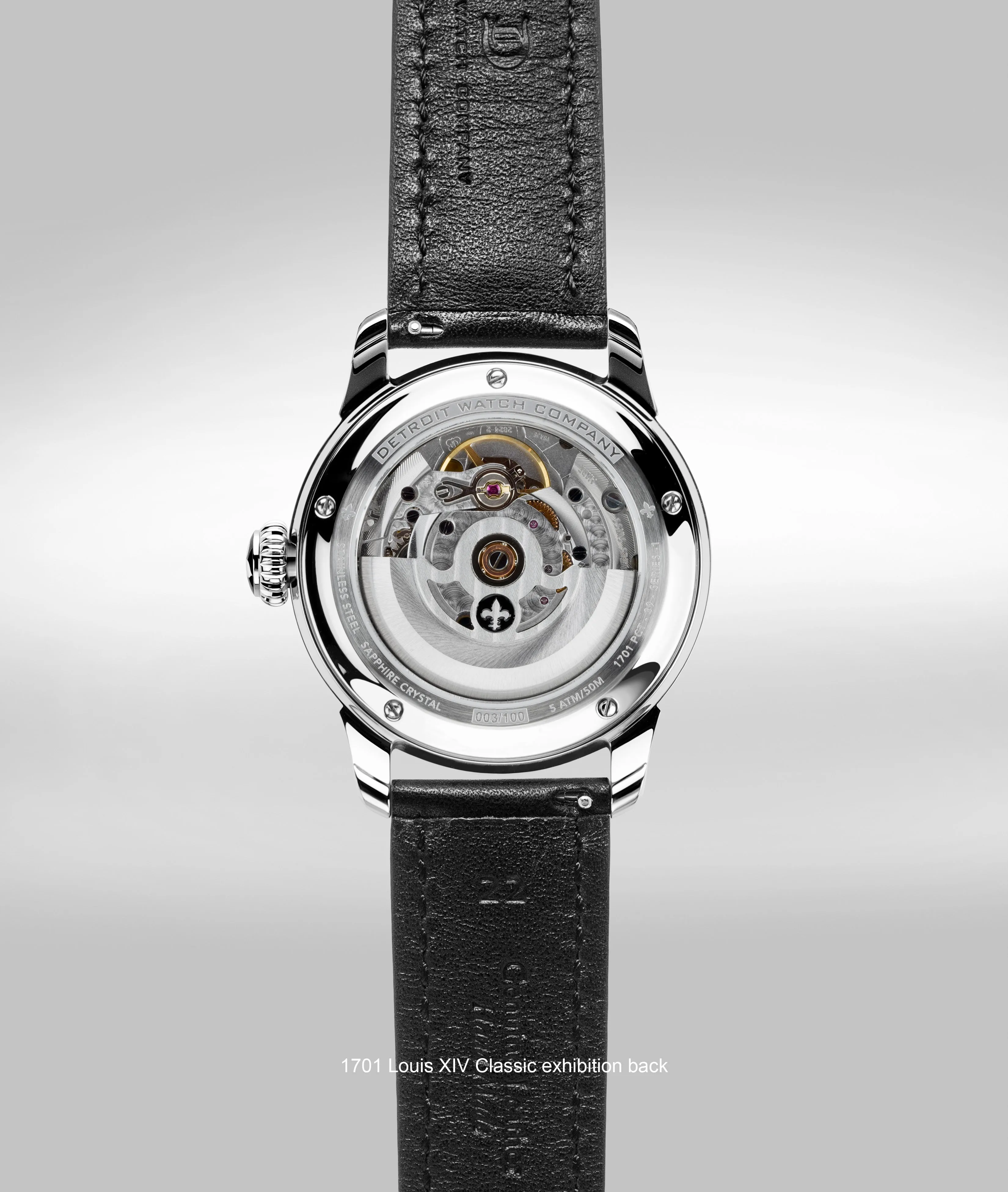 39mm Women's 1701 Pontchartrain Louis XIV classic Exhibition
