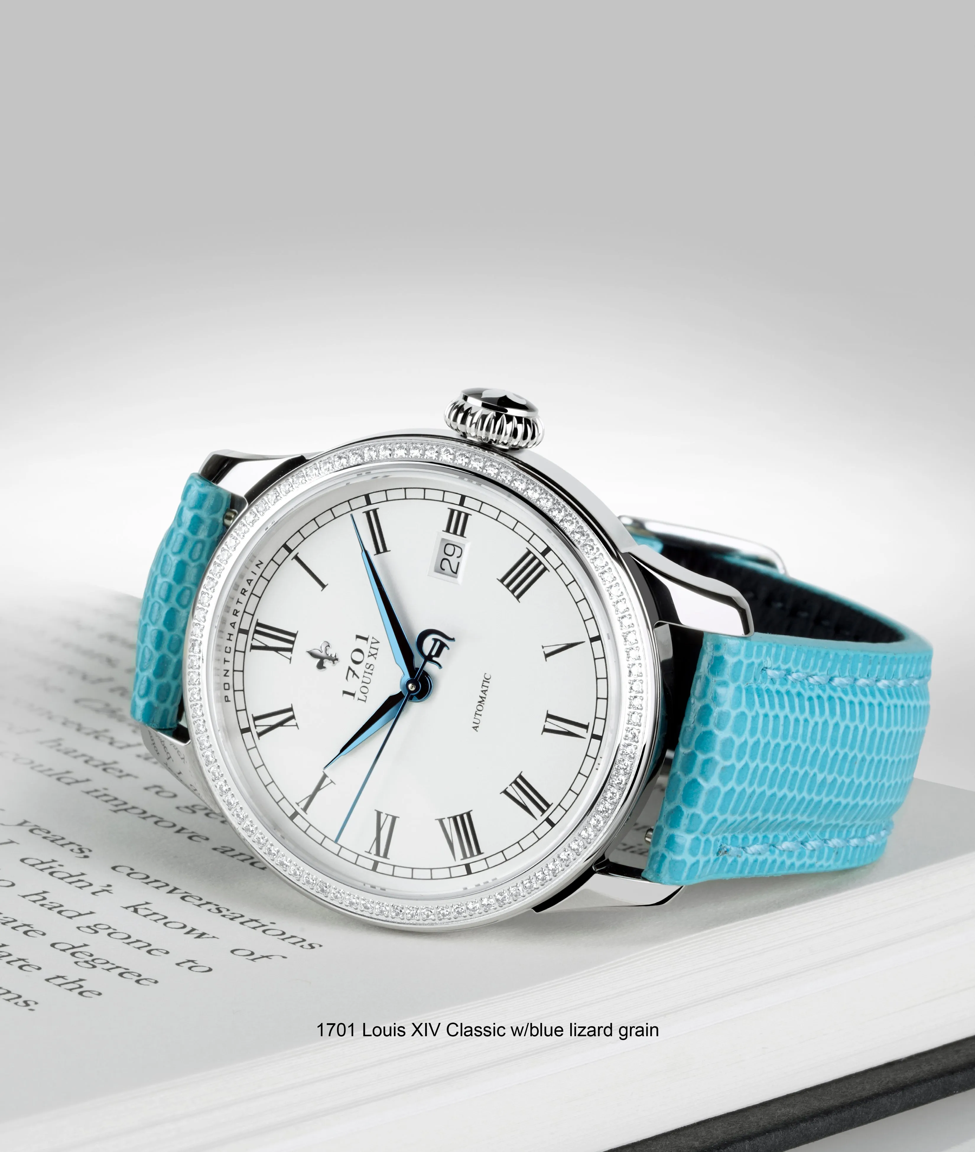 39mm Women's 1701 Pontchartrain Louis XIV classic Exhibition