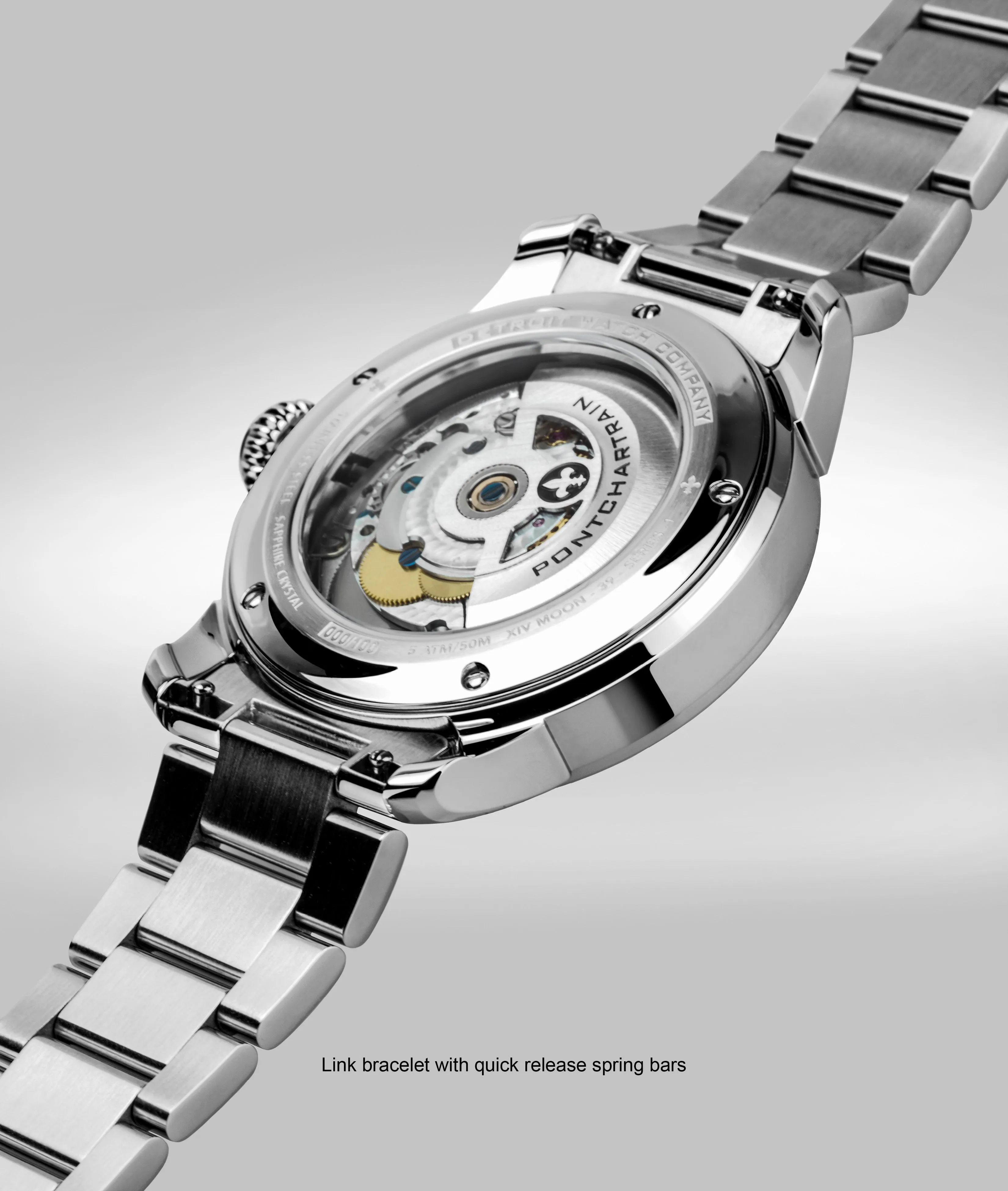 39mm Women's 1701 Pontchartrain Louis XIV classic Exhibition