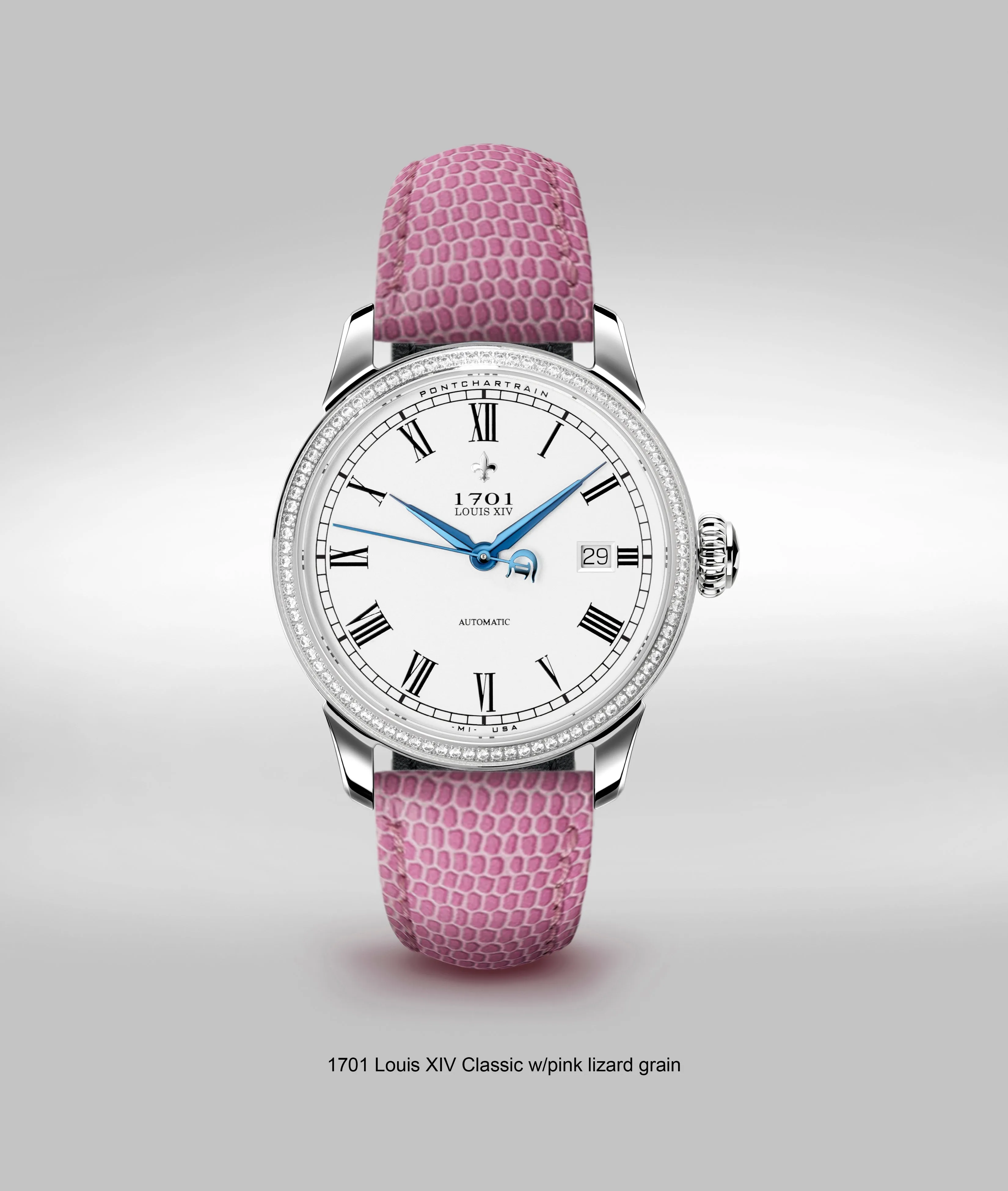 39mm Women's 1701 Pontchartrain Louis XIV classic Exhibition