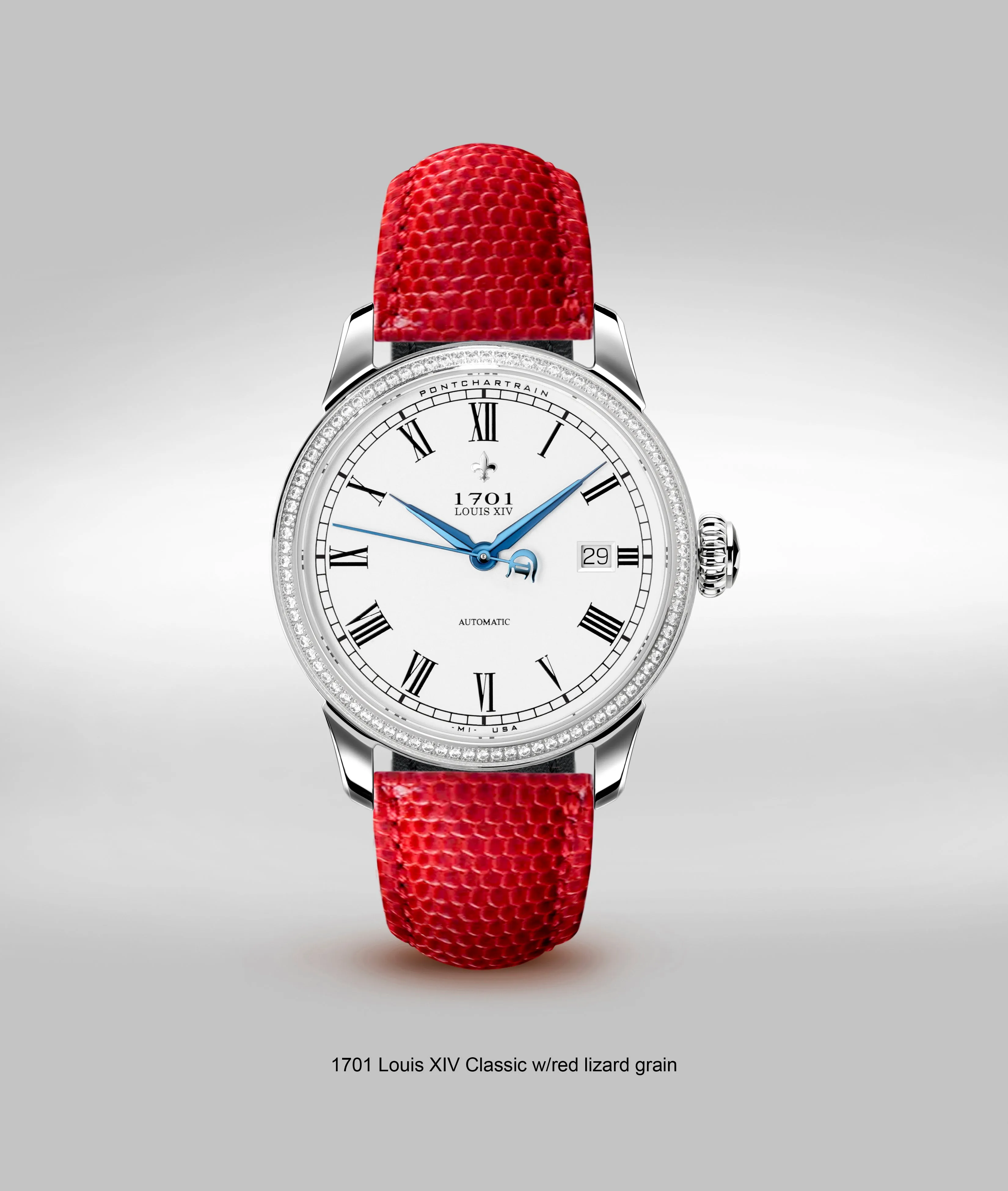 39mm Women's 1701 Pontchartrain Louis XIV classic Exhibition