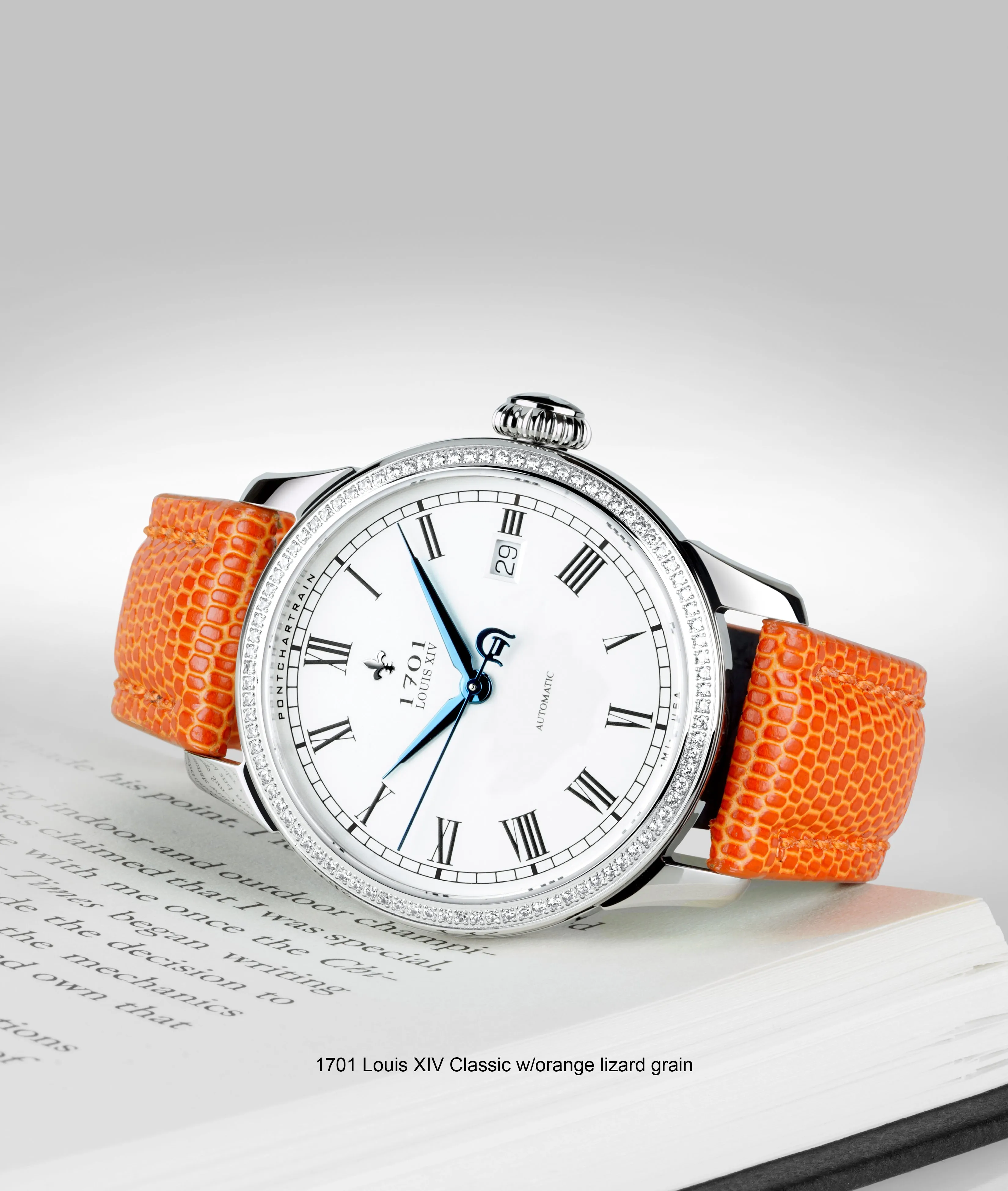 39mm Women's 1701 Pontchartrain Louis XIV classic Exhibition