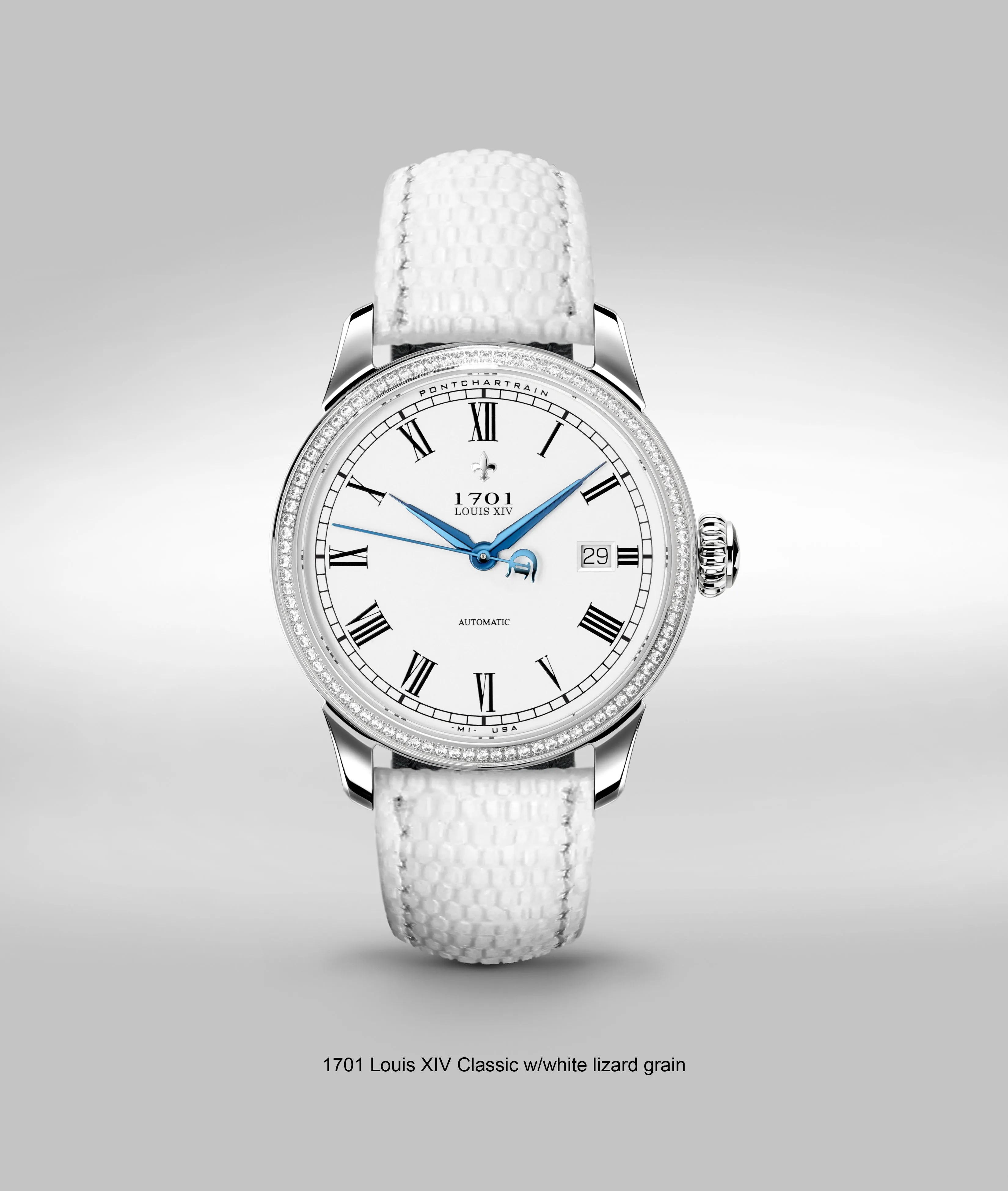 39mm Women's 1701 Pontchartrain Louis XIV classic Exhibition