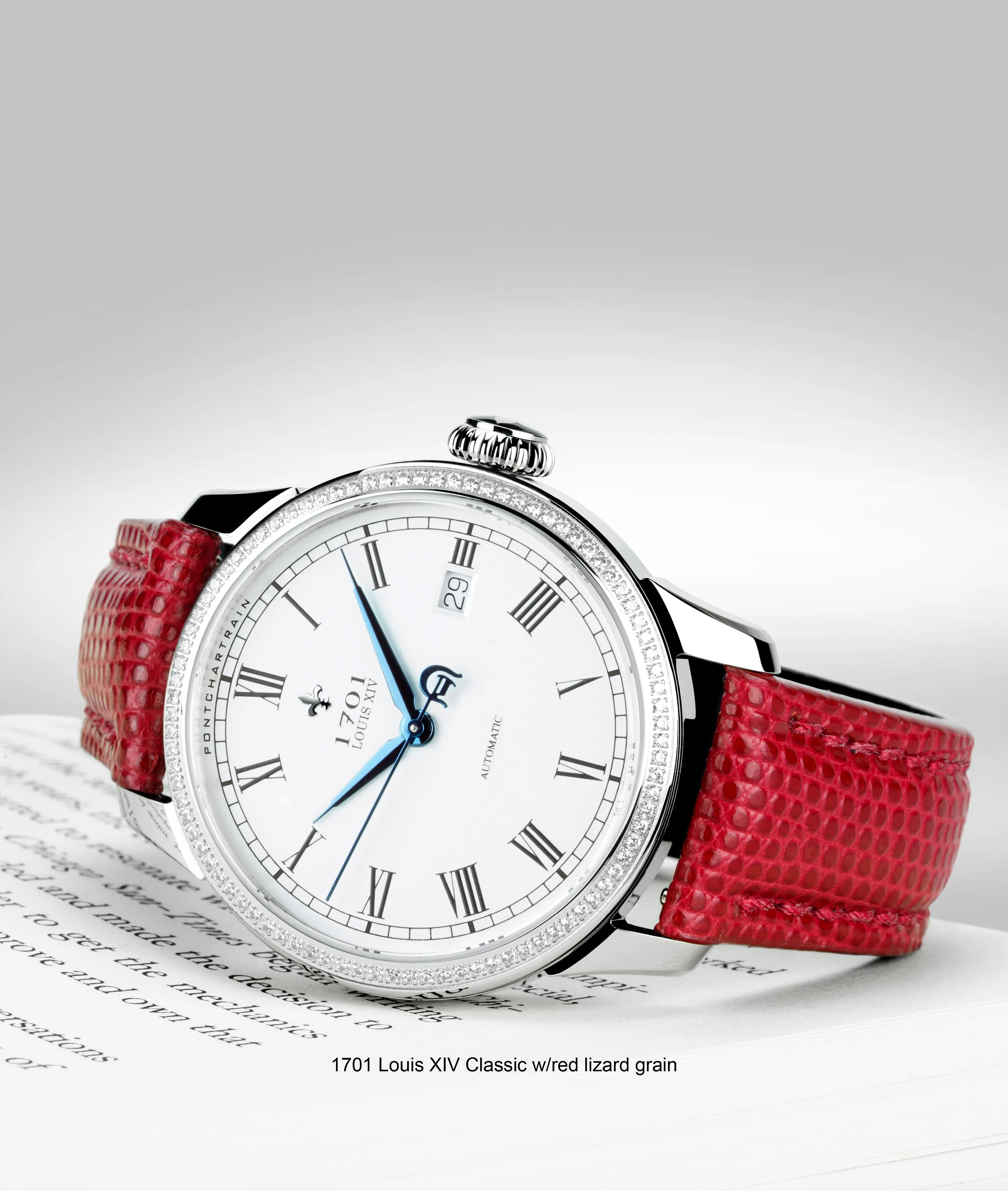 39mm Women's 1701 Pontchartrain Louis XIV classic Exhibition