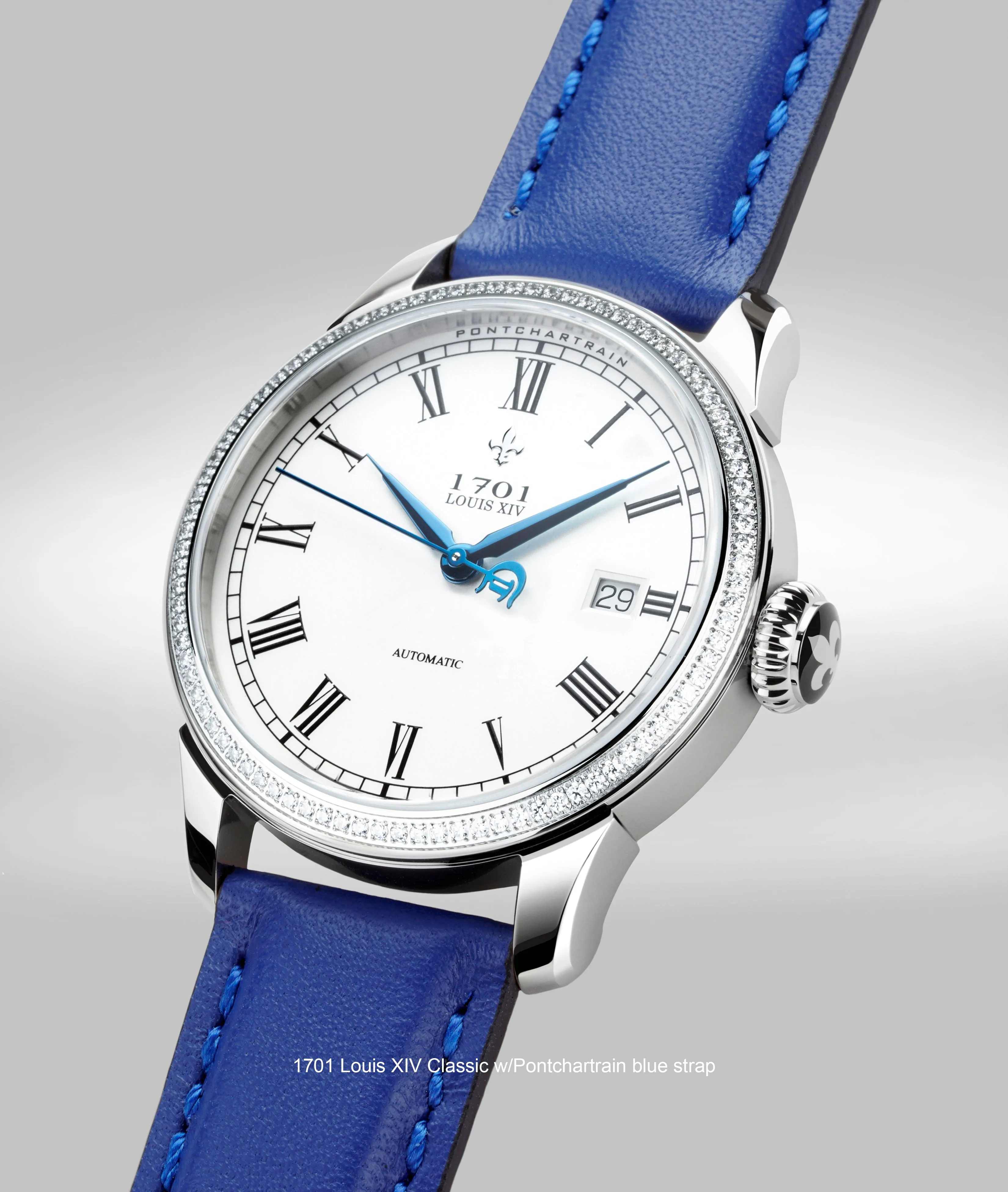 39mm Women's 1701 Pontchartrain Louis XIV classic Exhibition