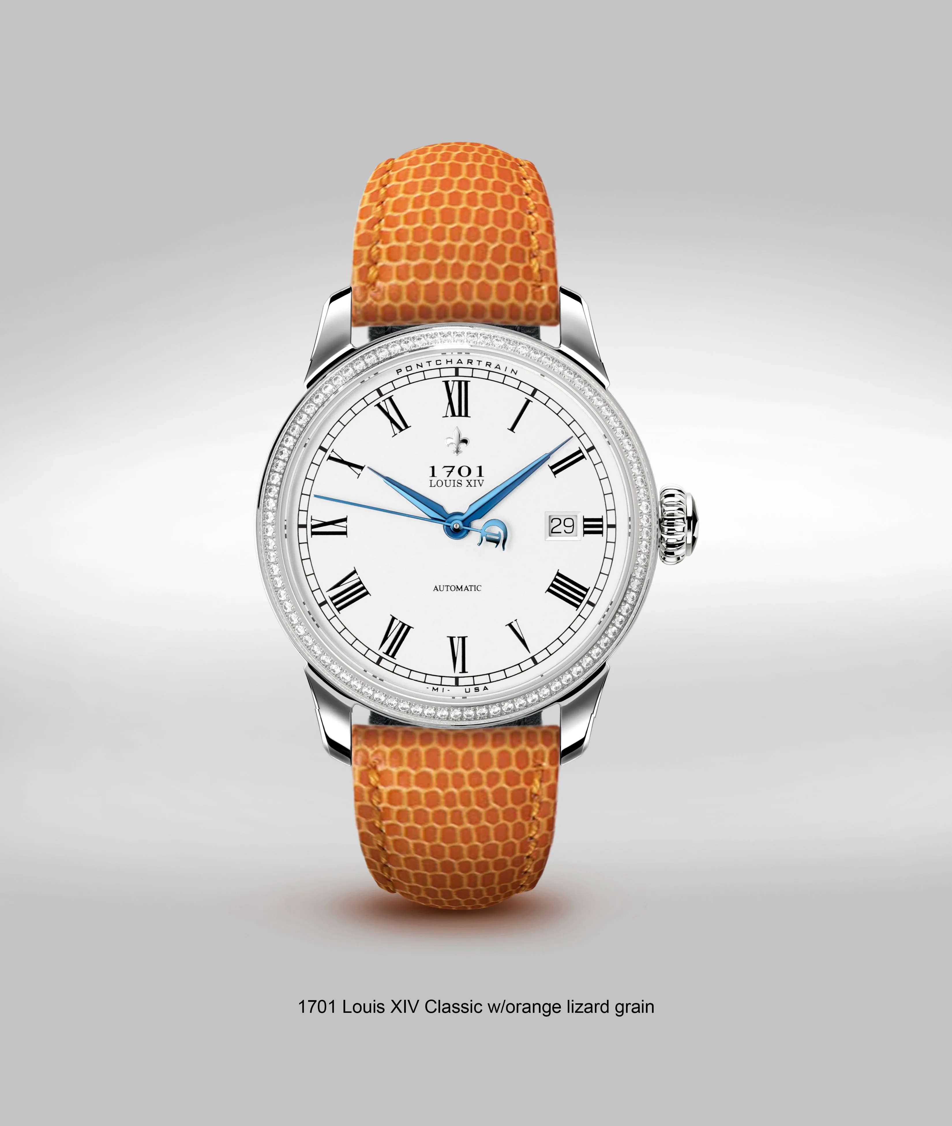 39mm Women's 1701 Pontchartrain Louis XIV classic Exhibition