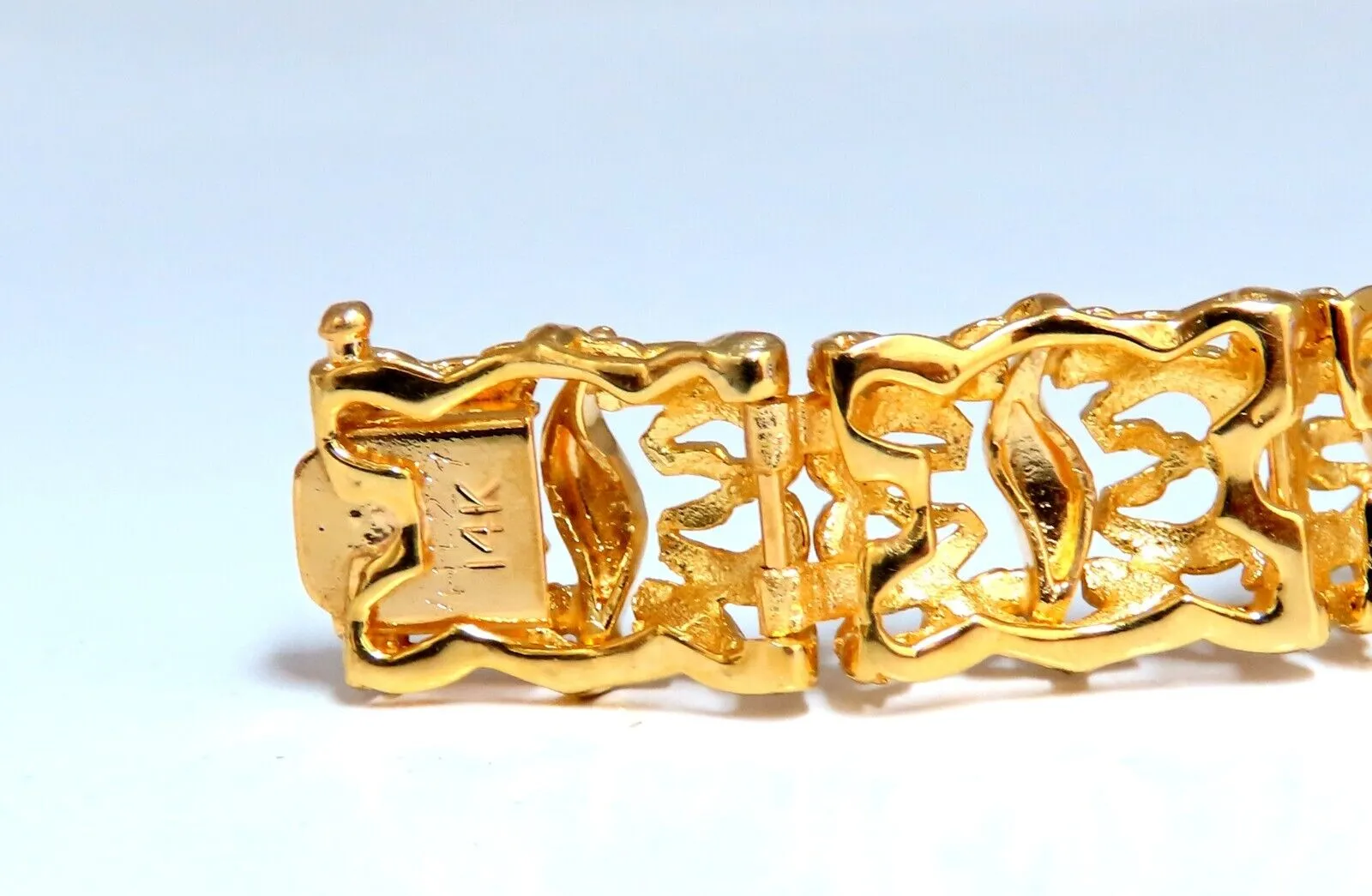 .45ct Natural Diamonds Bracelet 14kt Edwardian Deco Frame