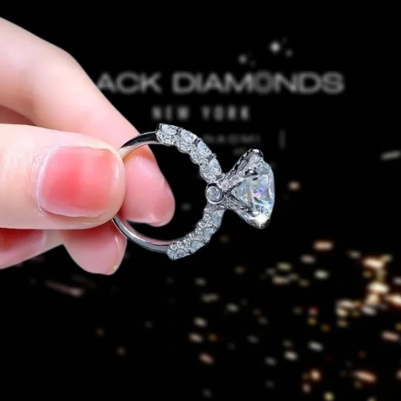 7.3 Ctw Round Diamond Engagement Ring