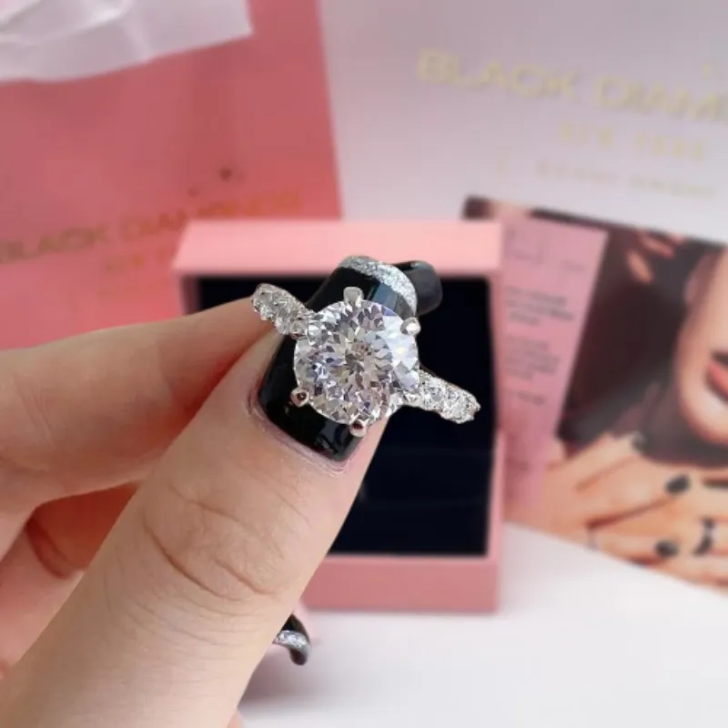 7.3 Ctw Round Diamond Engagement Ring