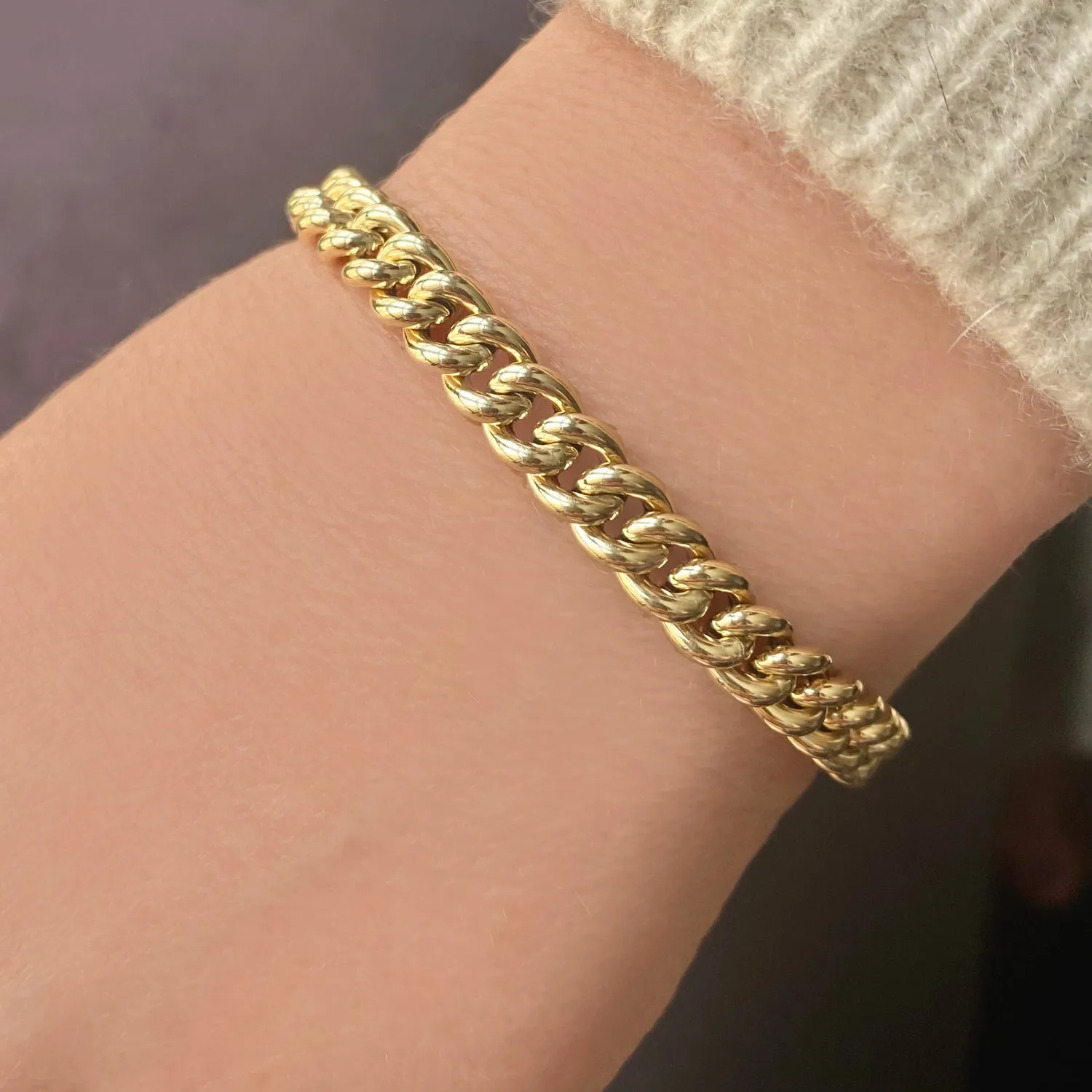 7mm Curb Link Bracelet