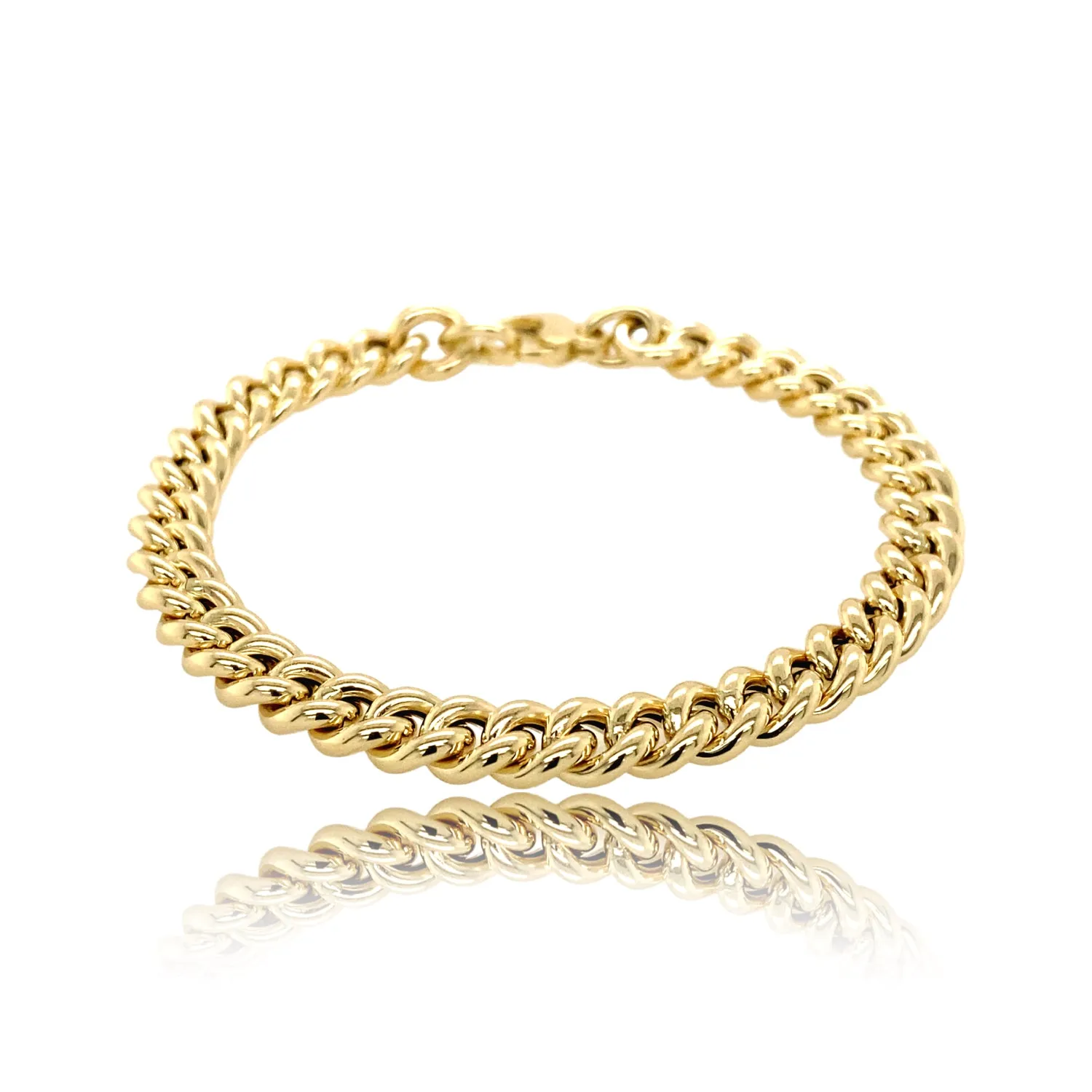 7mm Curb Link Bracelet