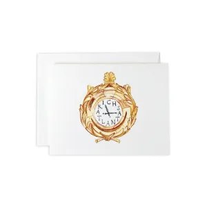 Atlanta Rich's Clock Greeting Card