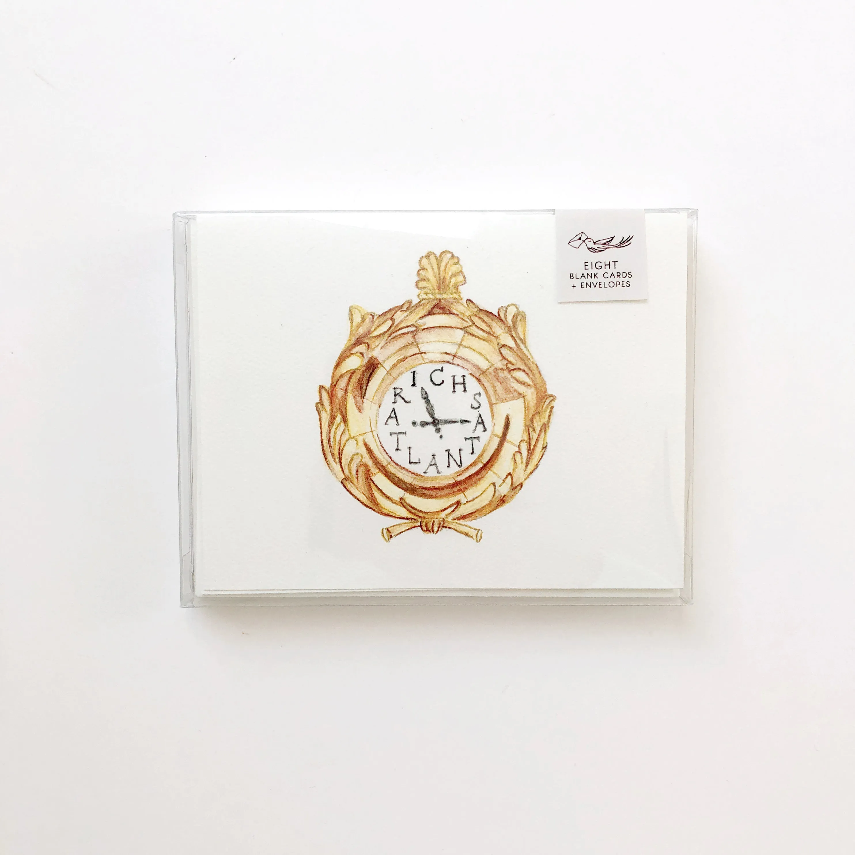 Atlanta Rich's Clock Greeting Card