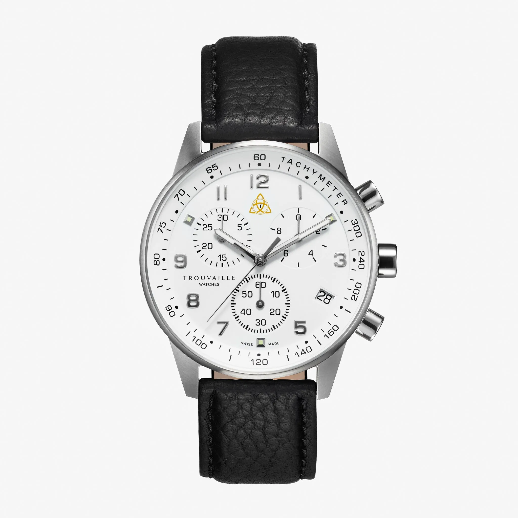 Aviator - White Chronograph Watch