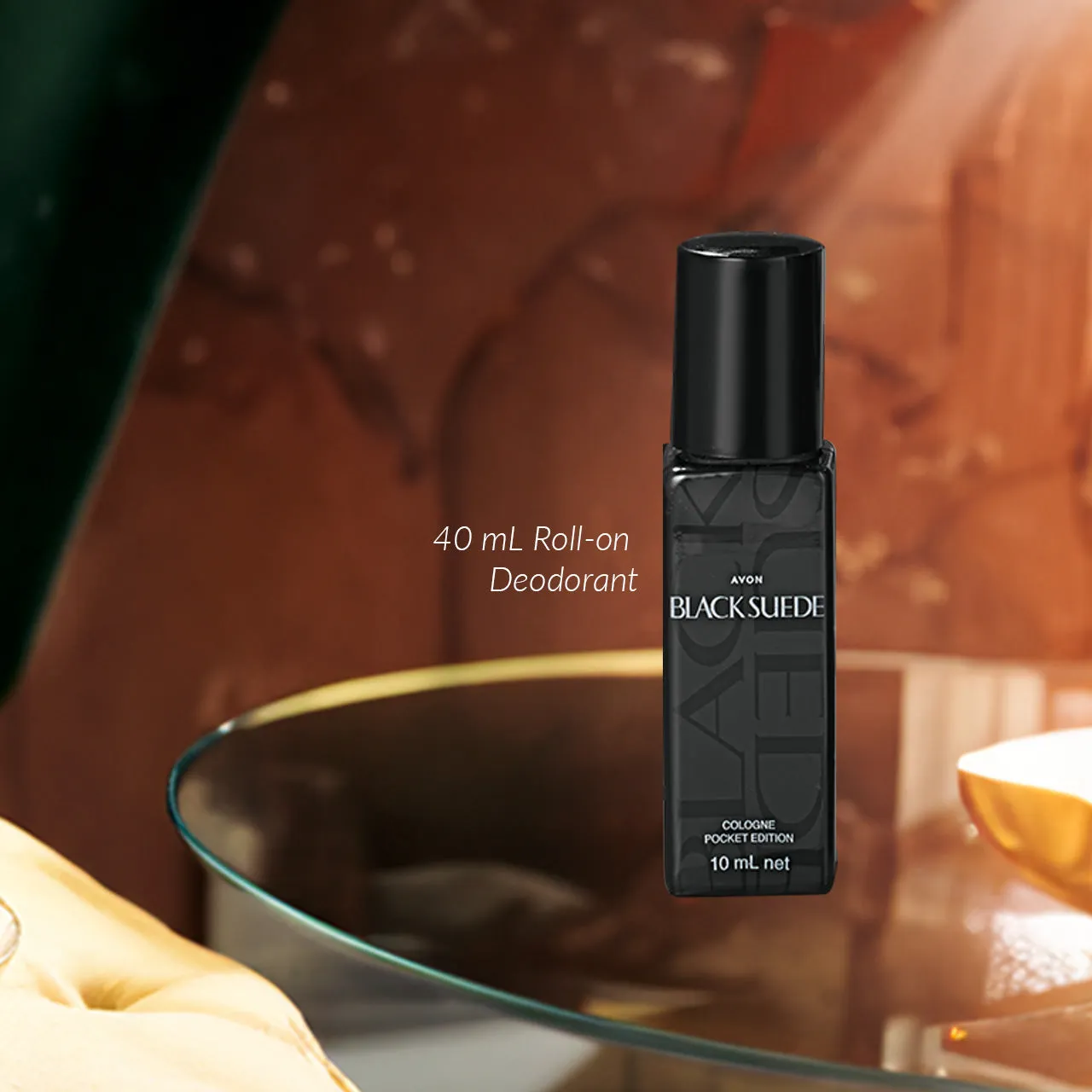 Avon Black Suede Holiday Gift Set
