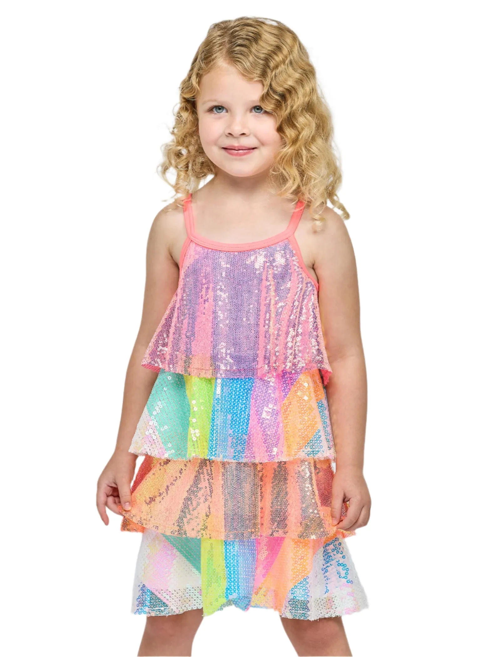 Baby Sara 4 Tier Sequin Dress