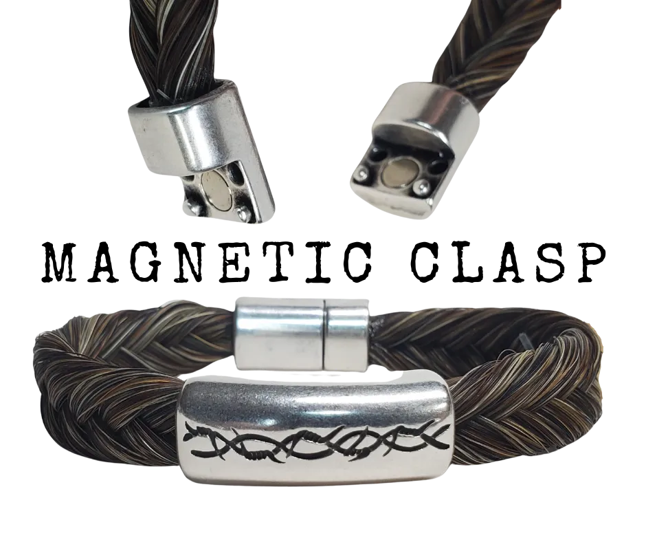 Barb Wire Horsehair Bracelet