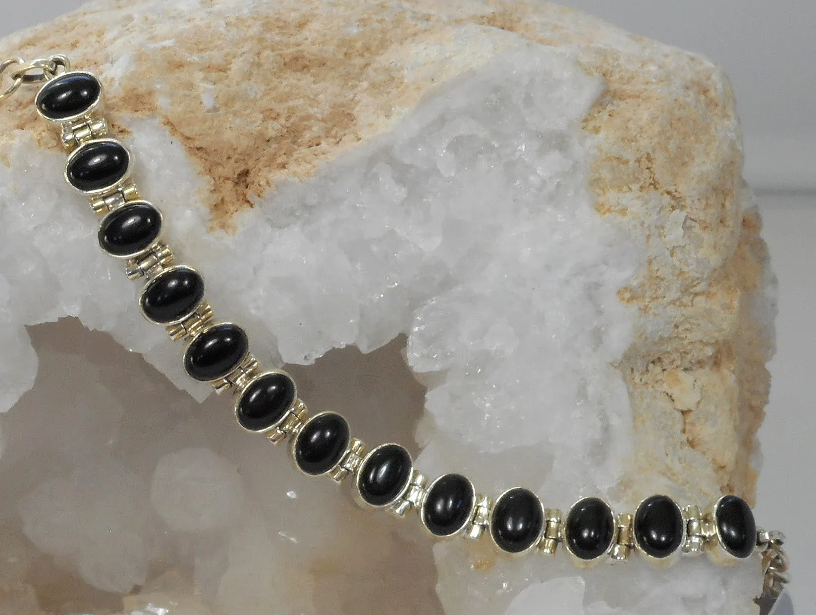 Black Onyx Tennis Bracelet 1