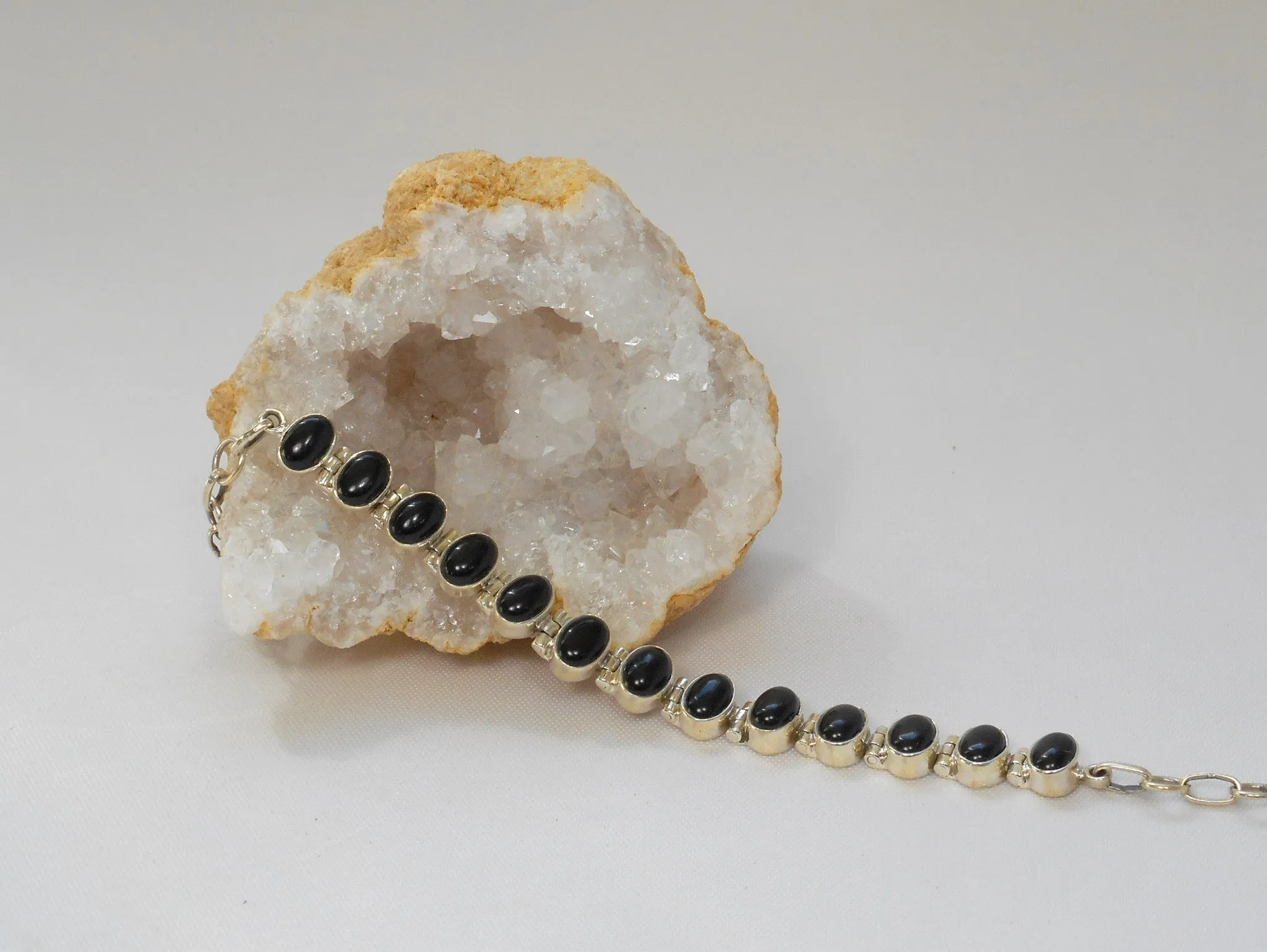 Black Onyx Tennis Bracelet 1