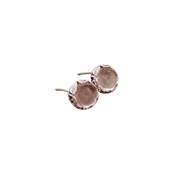 Botanical Sterling Silver Post Earrings