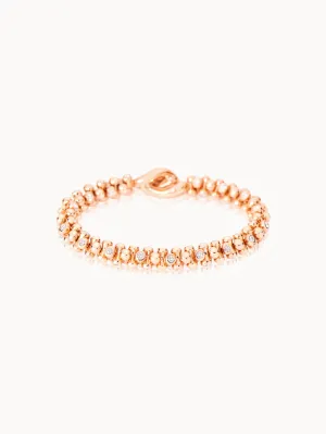 Bracelet ALWAYS DIAMONDS alternating Classic 18K rose gold