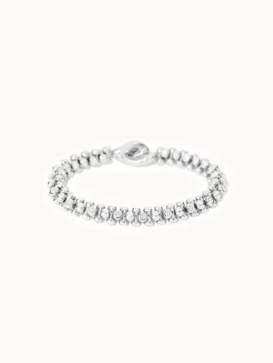 Bracelet ALWAYS DIAMONDS alternating Classic 18K white gold