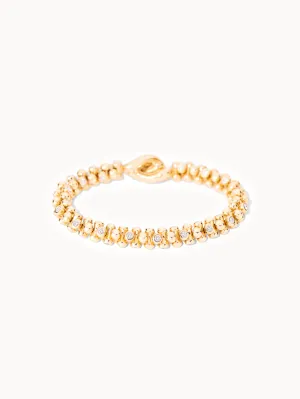Bracelet ALWAYS DIAMONDS alternating Classic 18K yellow gold