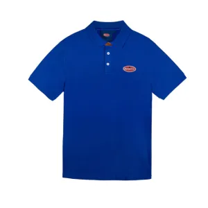 Bugatti Blue Vintage Logo Polo