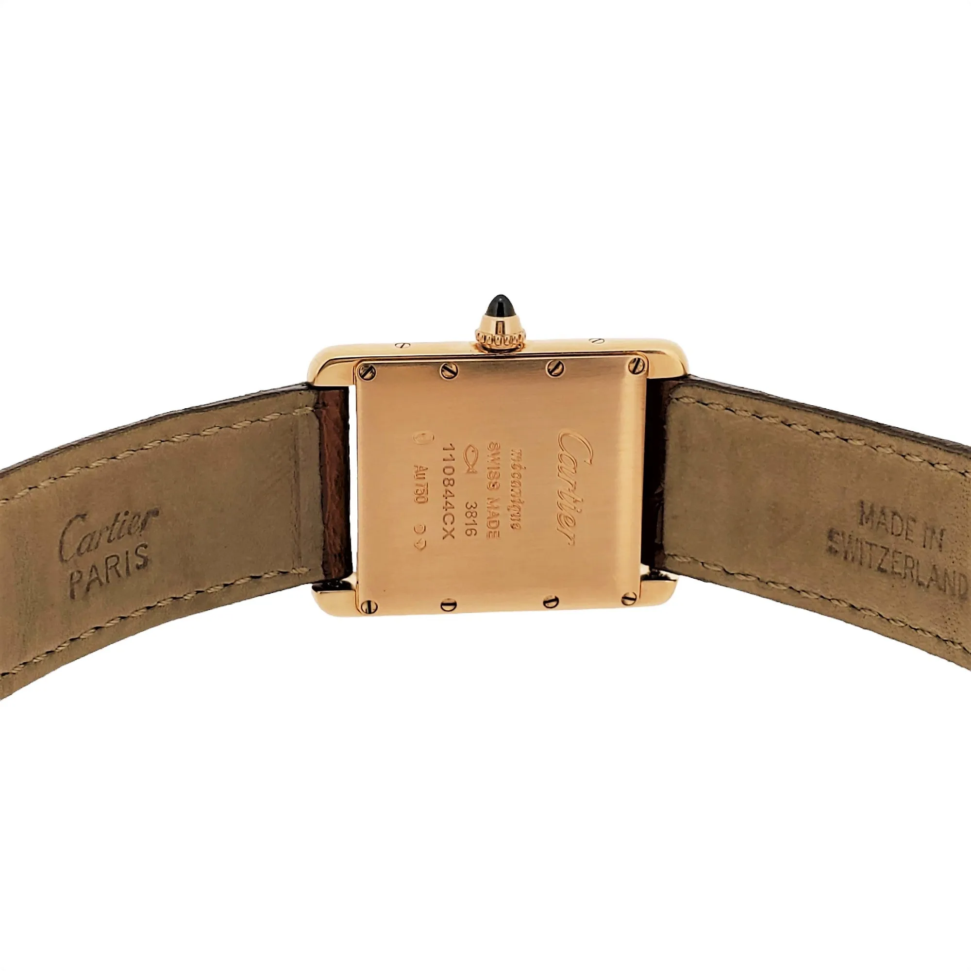 Cartier Rose Gold Tank LC watch, Pre-Owned, Men's or Unisex, Circa 2018-2023