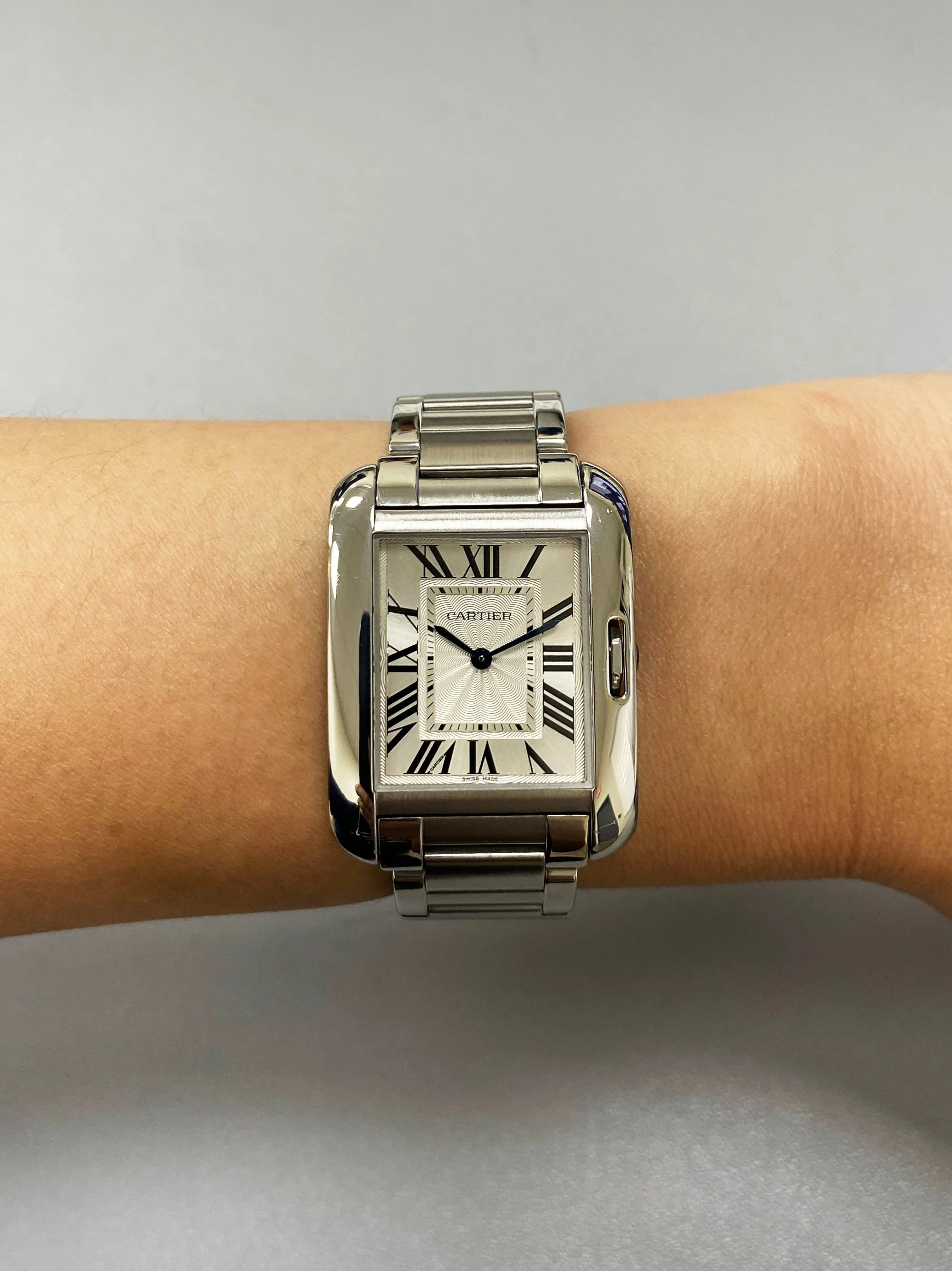 Cartier Tank Anglaise W5310044/3704 Steel Ladies Watch