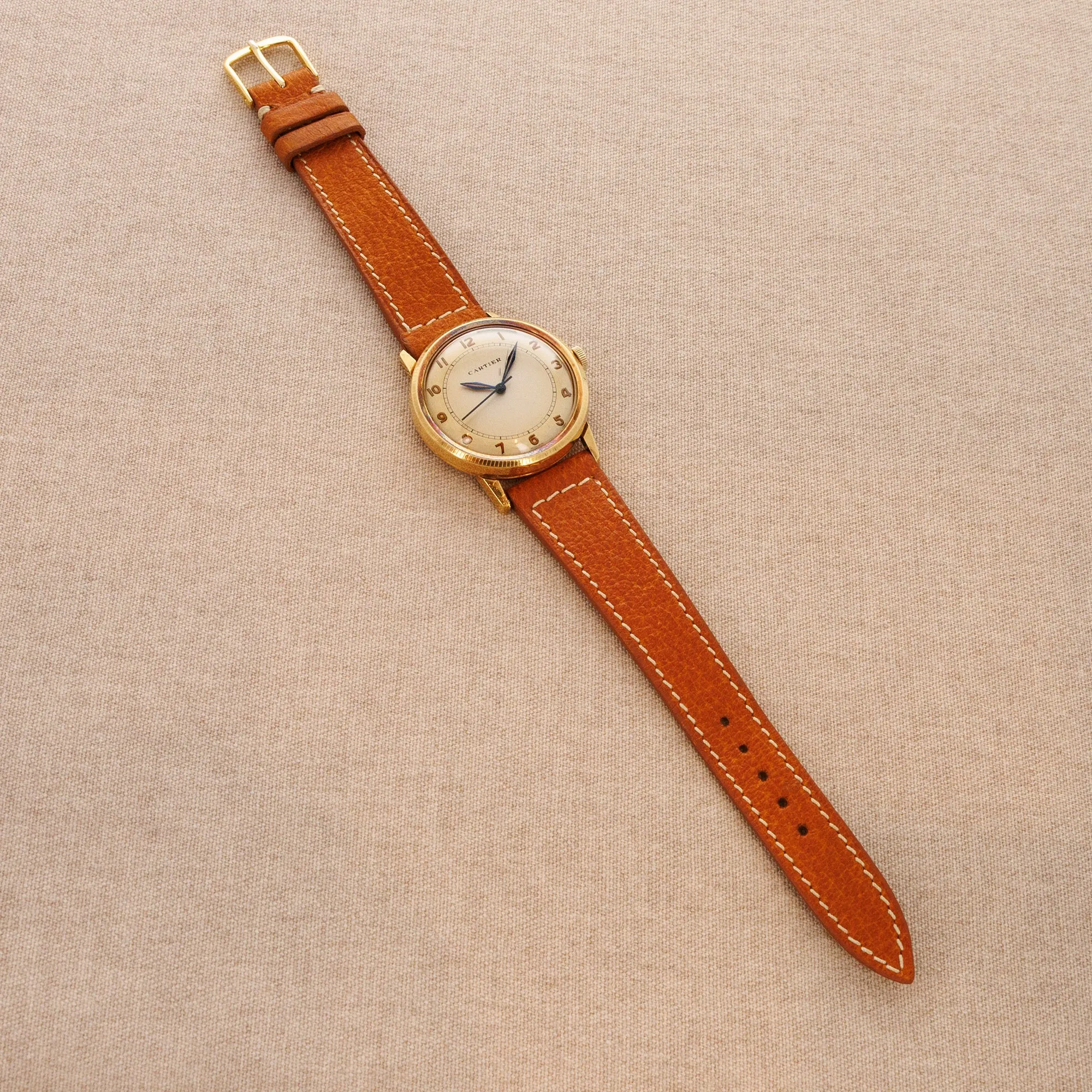 Cartier Yellow Gold Bumper Automatic Watch, European Watch & Clock
