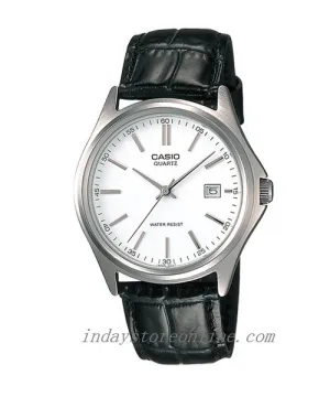 Casio Fashion Men's Watch MTP-1183E-7A  Leather Band Mineral Glass