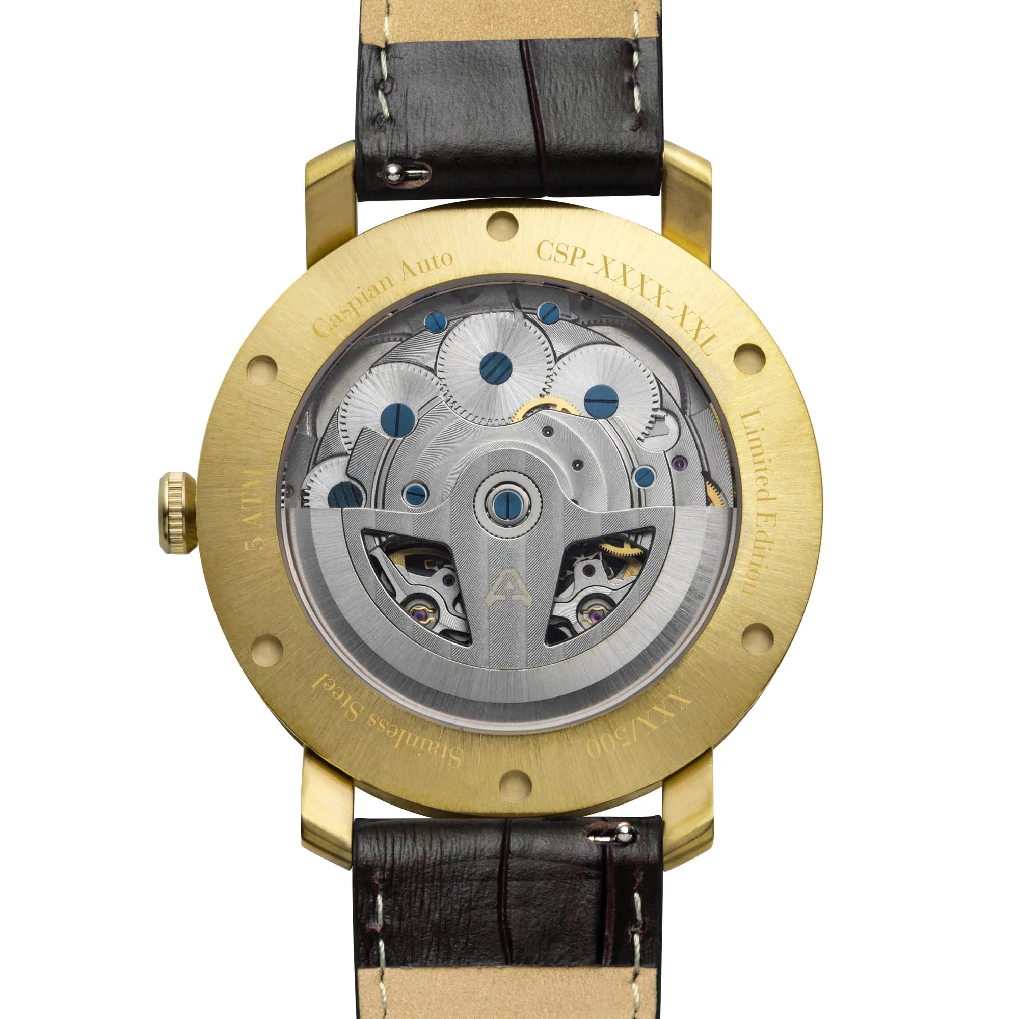 Caspian Automatic Gold Brown