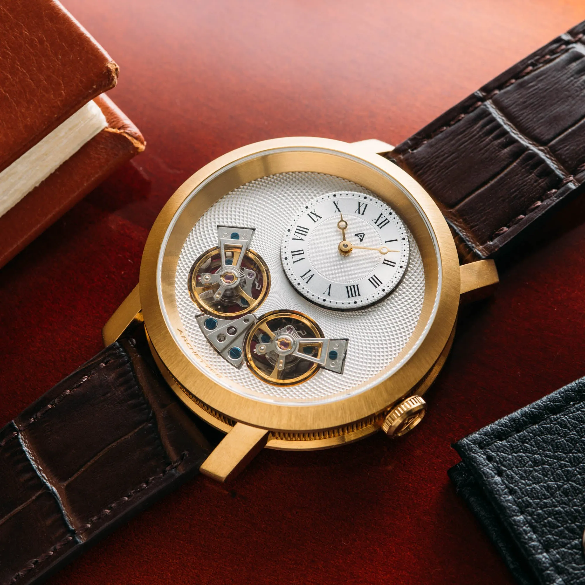 Caspian Automatic Gold Brown