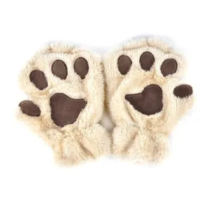 Cat Paw & Claw Furry Gloves