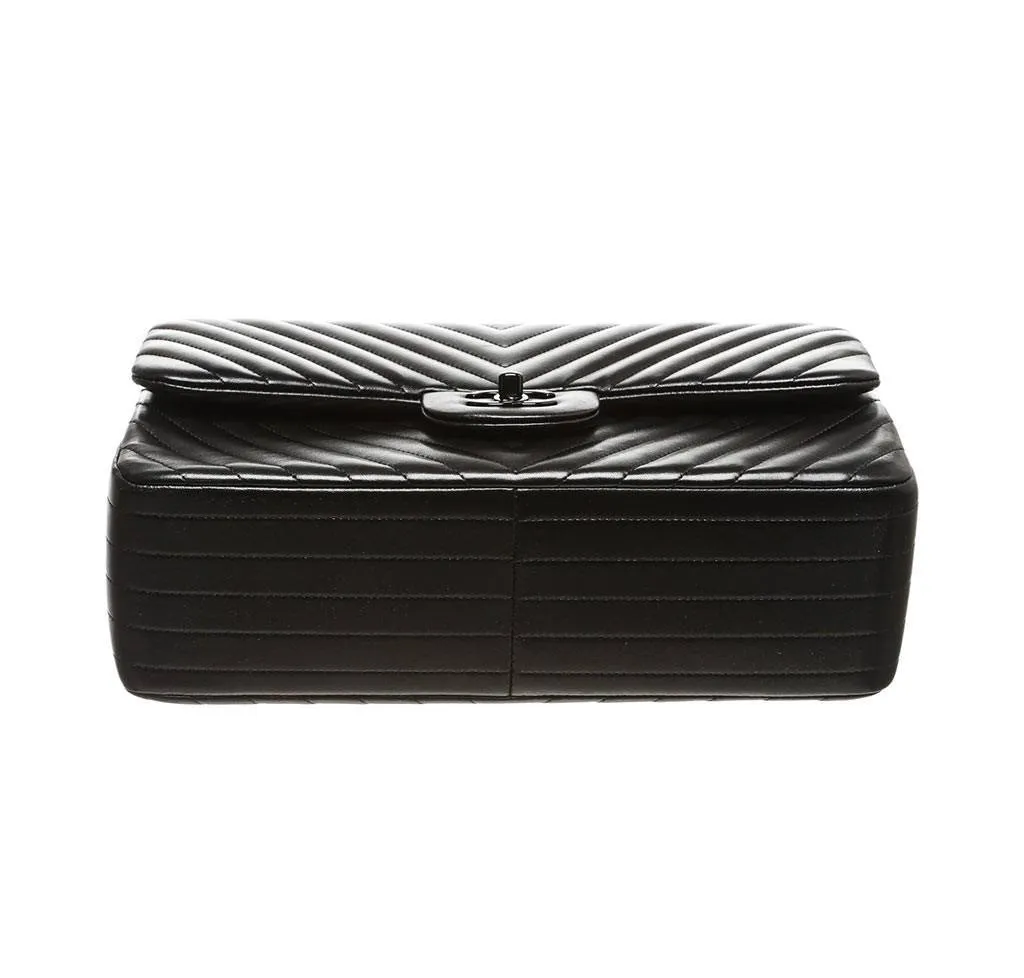 Chanel Black Jumbo Classic Flap Bag