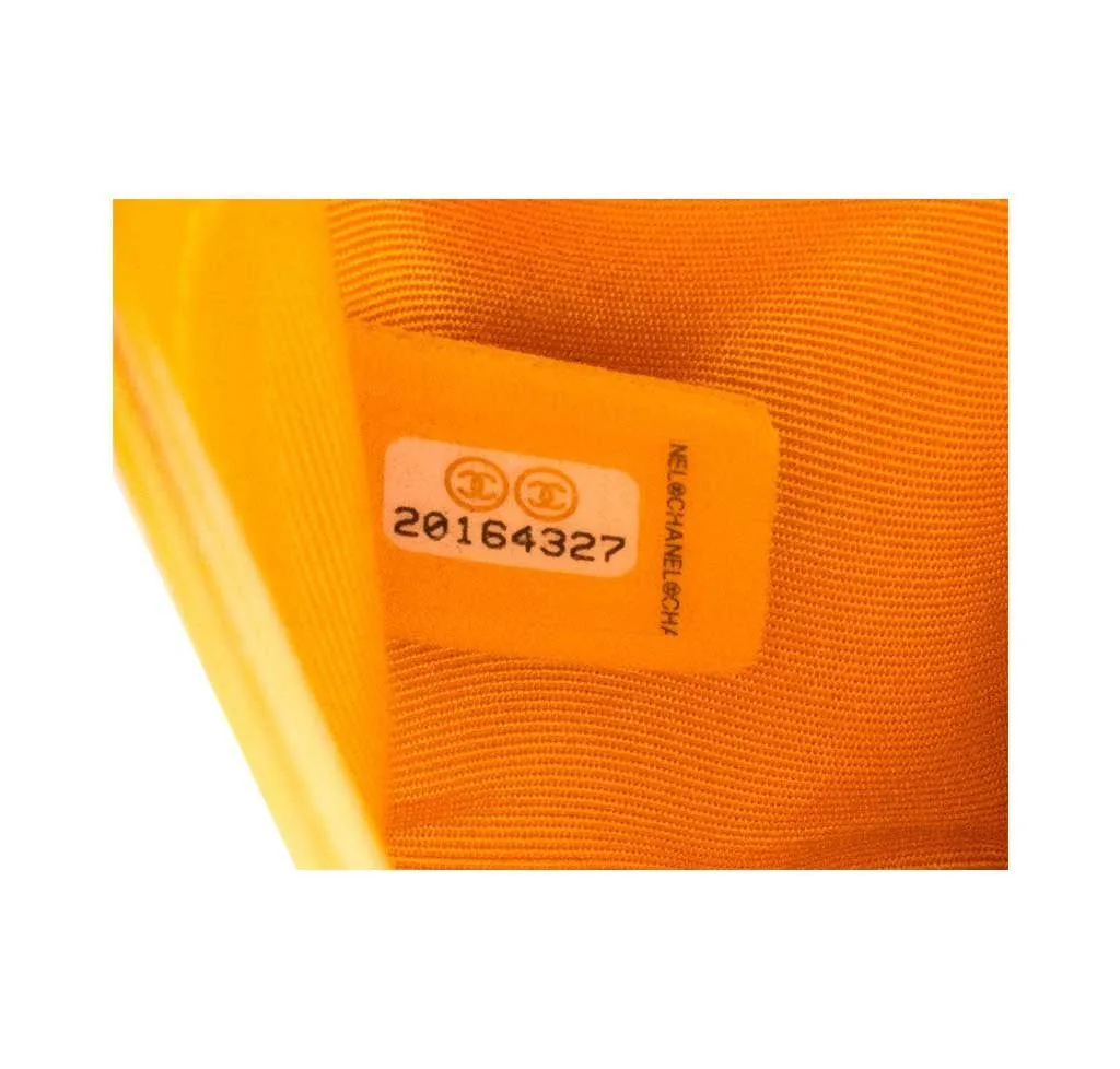 Chanel Boy Bag Yellow SHW