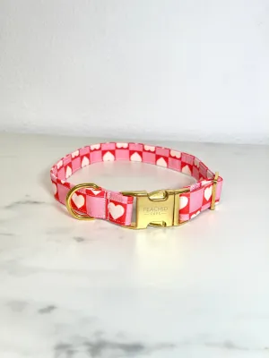 Checkerboard Hearts Fi Compatible Collar