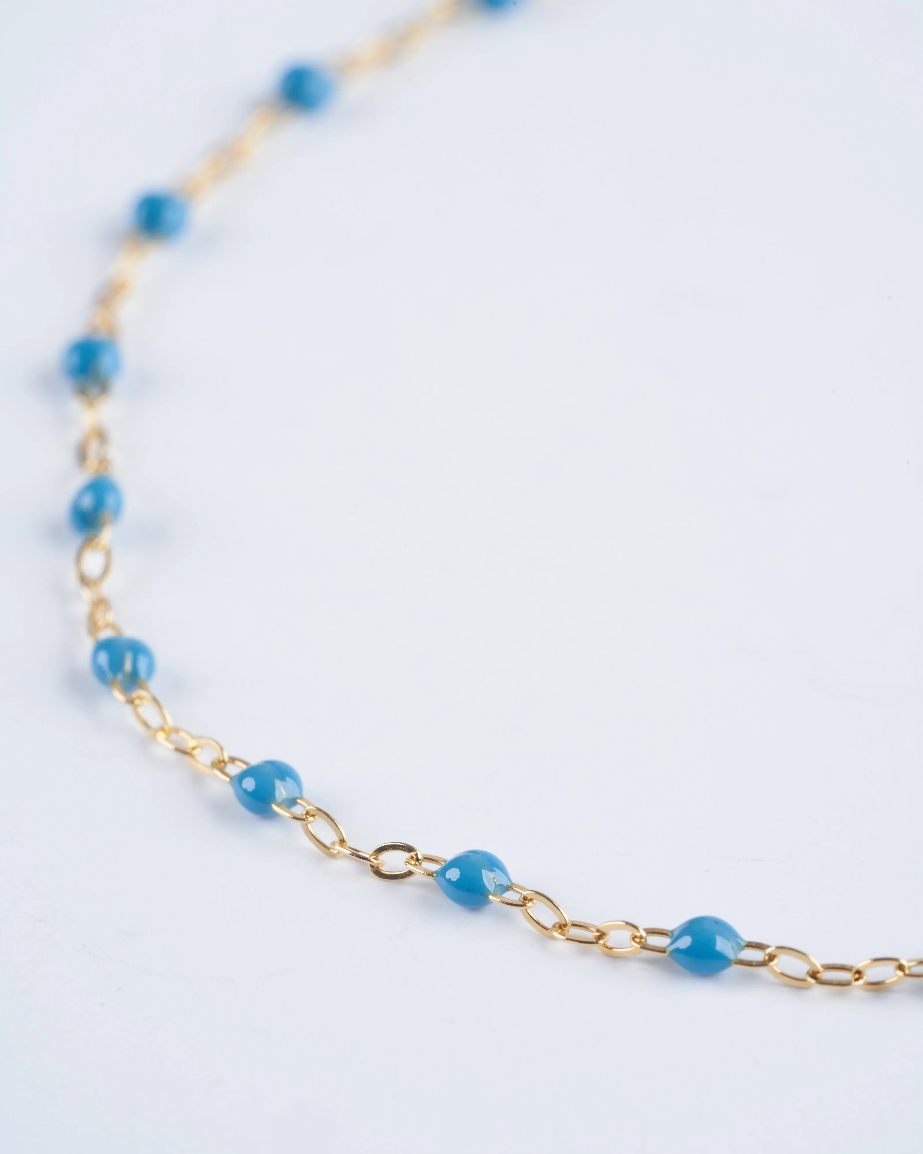 classic gigi yellow gold bracelet 6.7" with jeans - gold